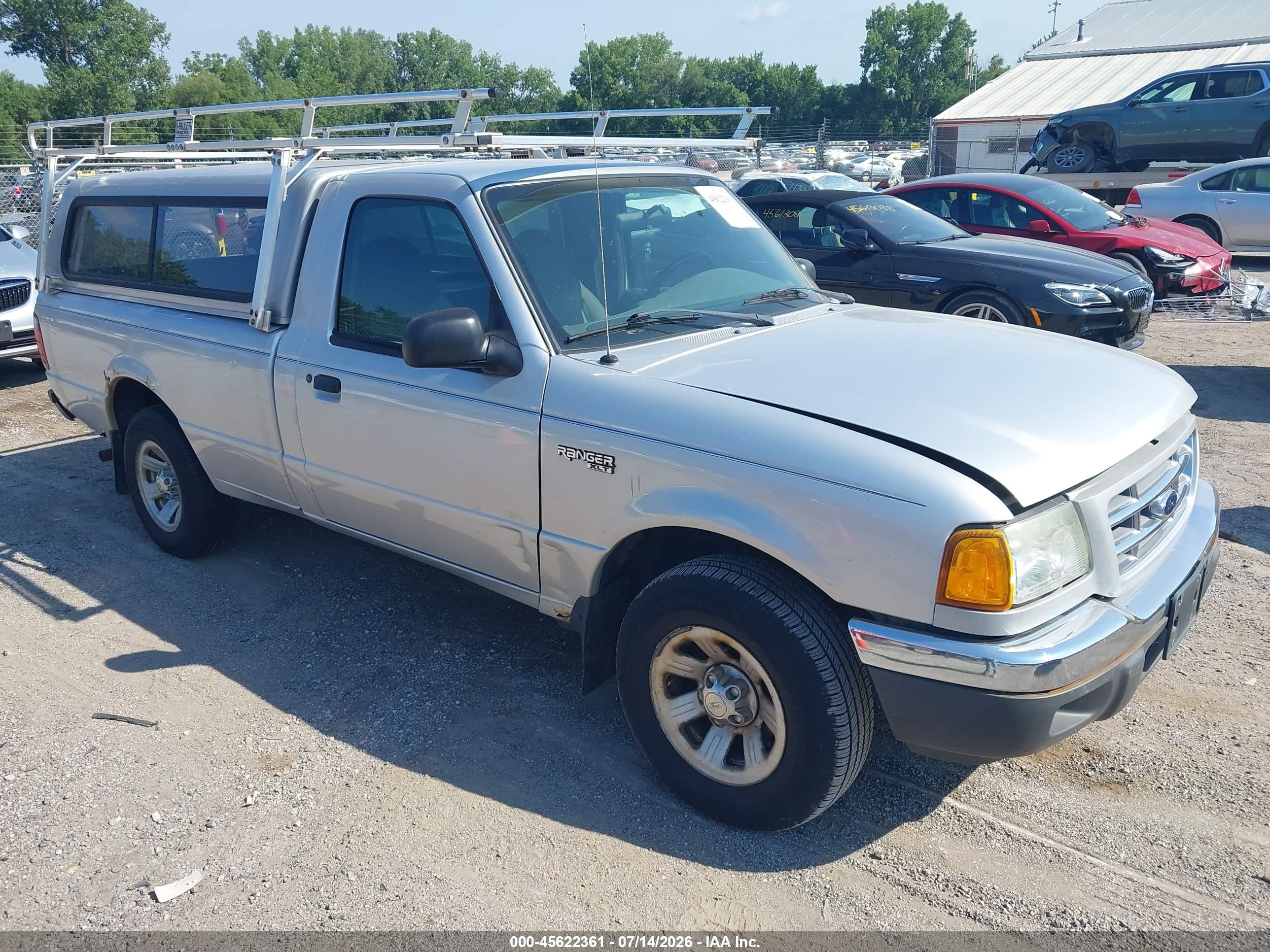 2002 Ford Ranger Edge/xl/xlt Silver vin: 1FTYR10U82PB76452