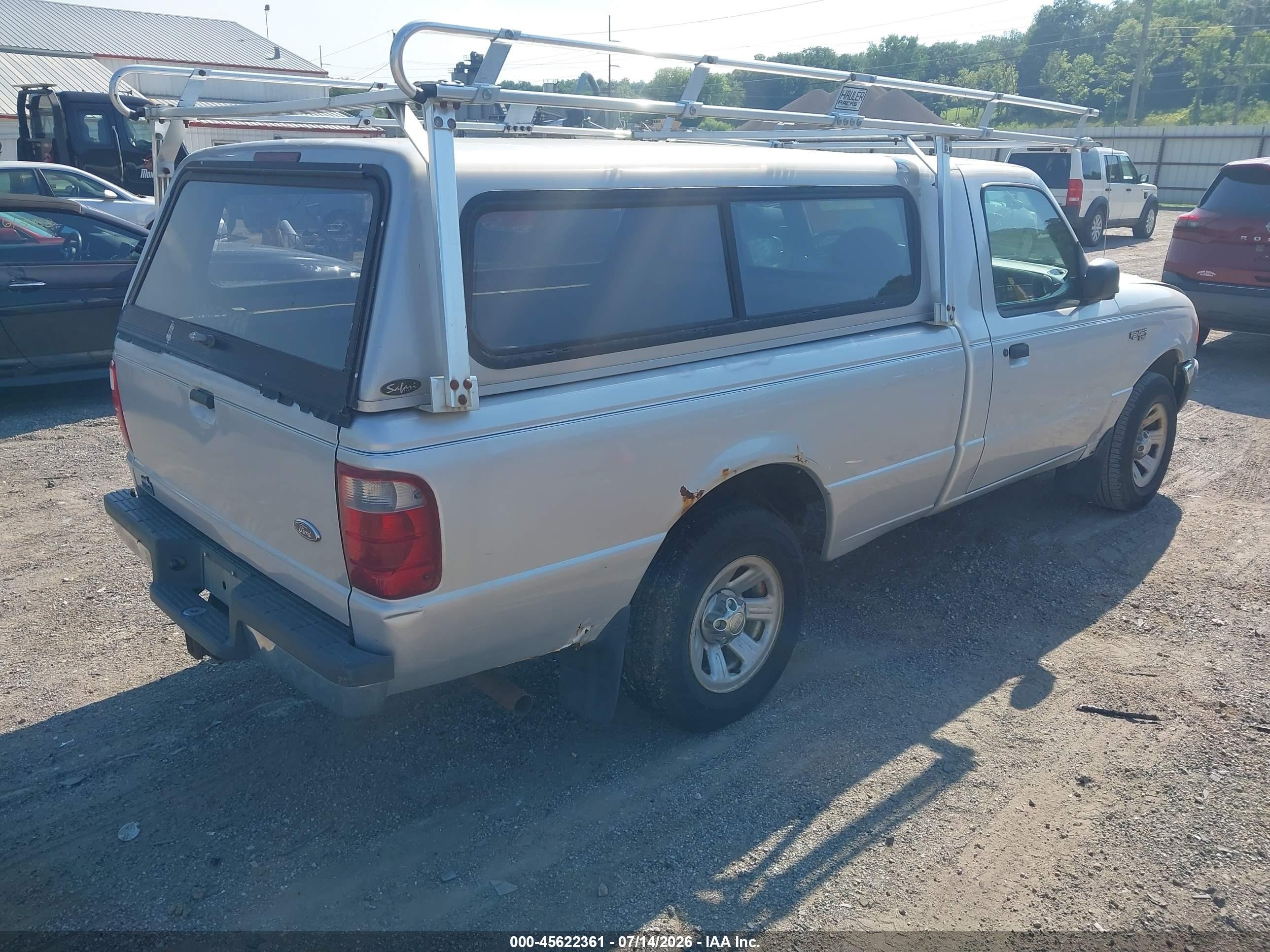 2002 Ford Ranger Edge/xl/xlt Серебряный vin: 1FTYR10U82PB76452