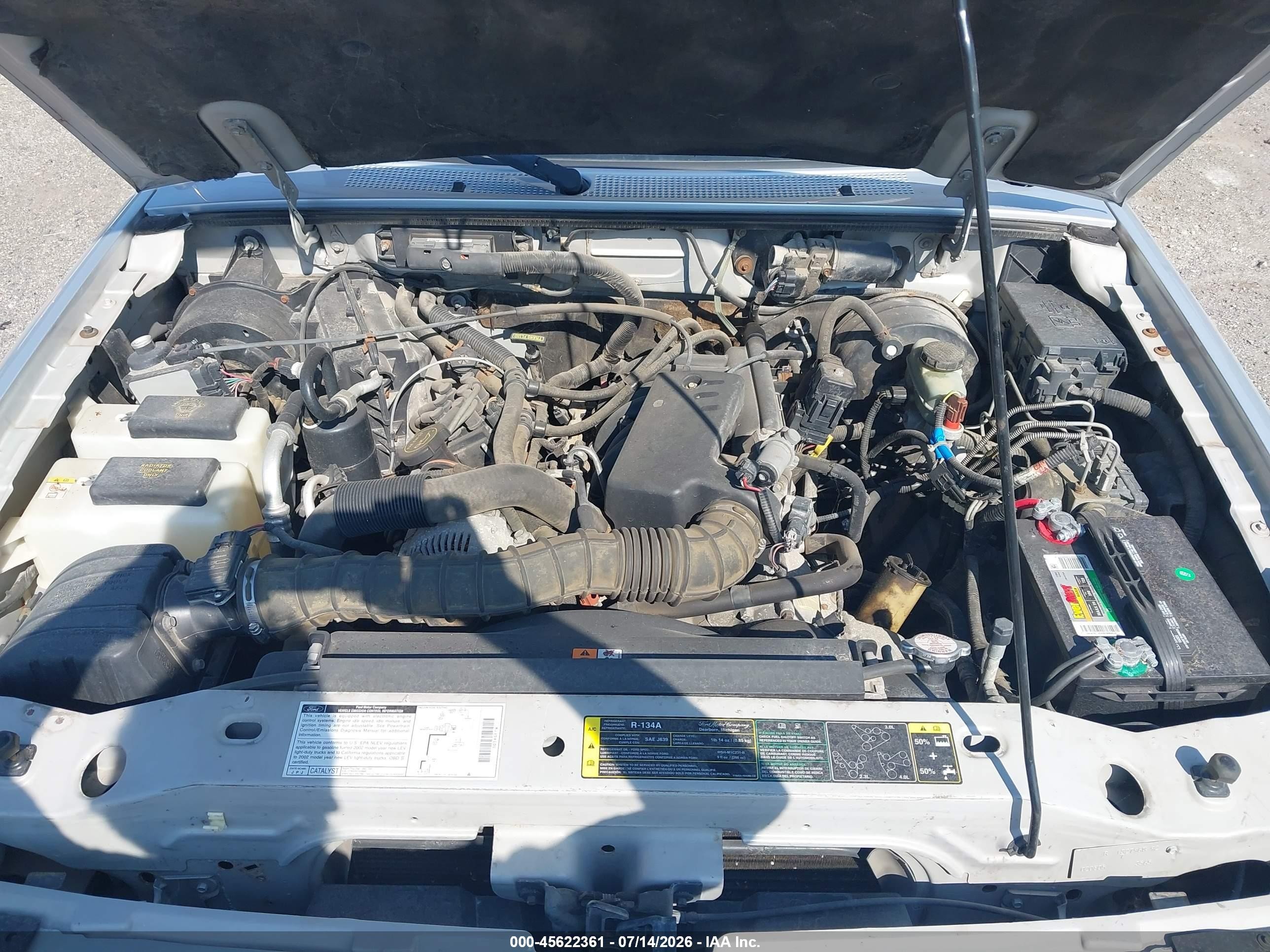 2002 Ford Ranger Edge/xl/xlt Серебряный vin: 1FTYR10U82PB76452
