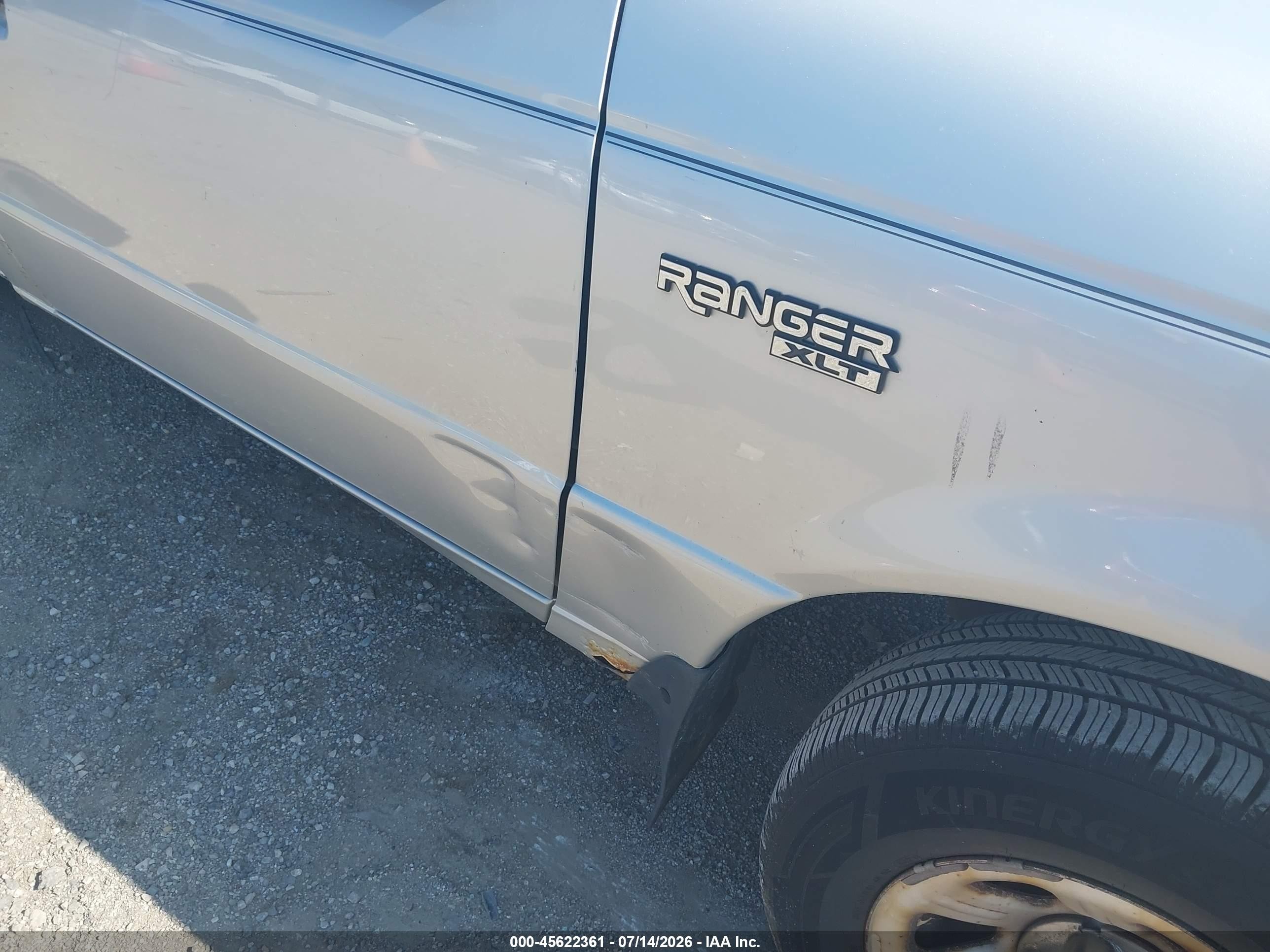 2002 Ford Ranger Edge/xl/xlt Серебряный vin: 1FTYR10U82PB76452