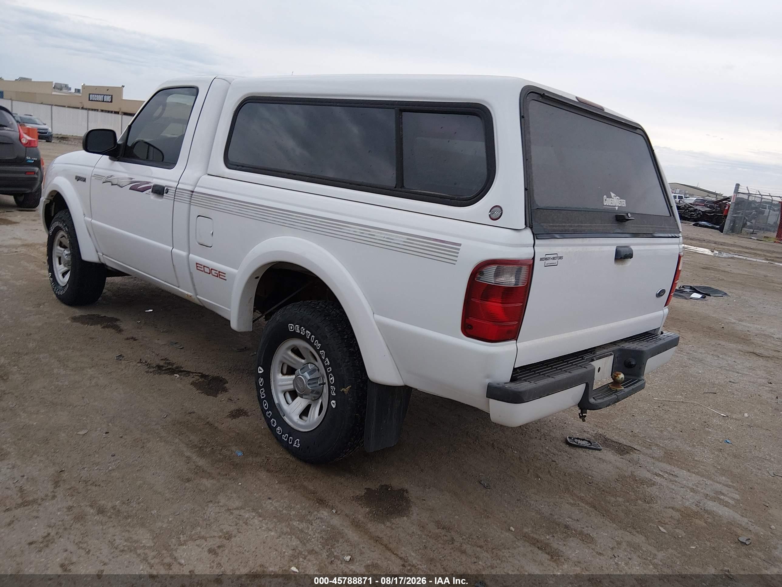 2003 Ford Ranger Edge/xl/xlt White vin: 1FTYR10U83PB84682