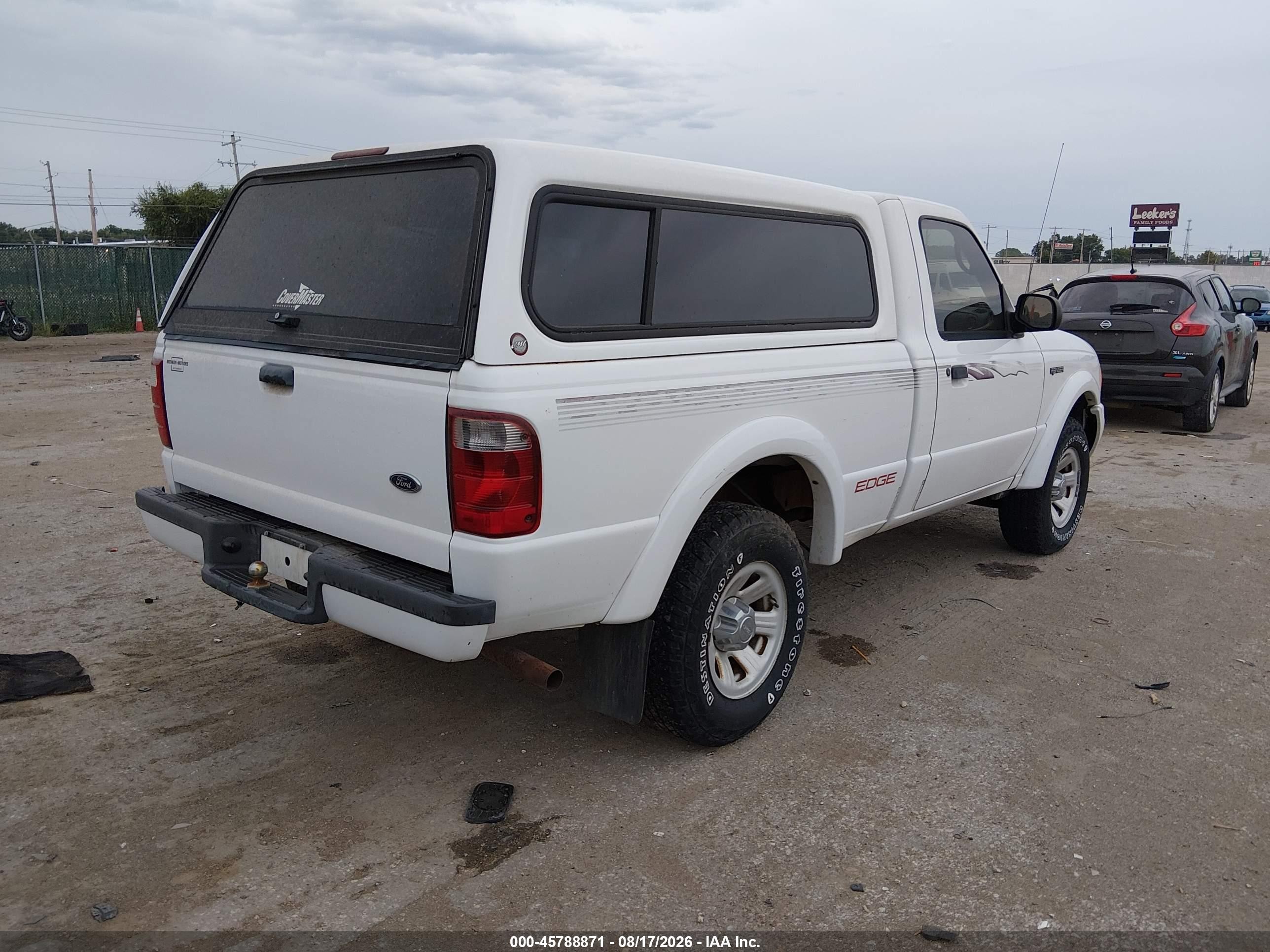 2003 Ford Ranger Edge/xl/xlt White vin: 1FTYR10U83PB84682