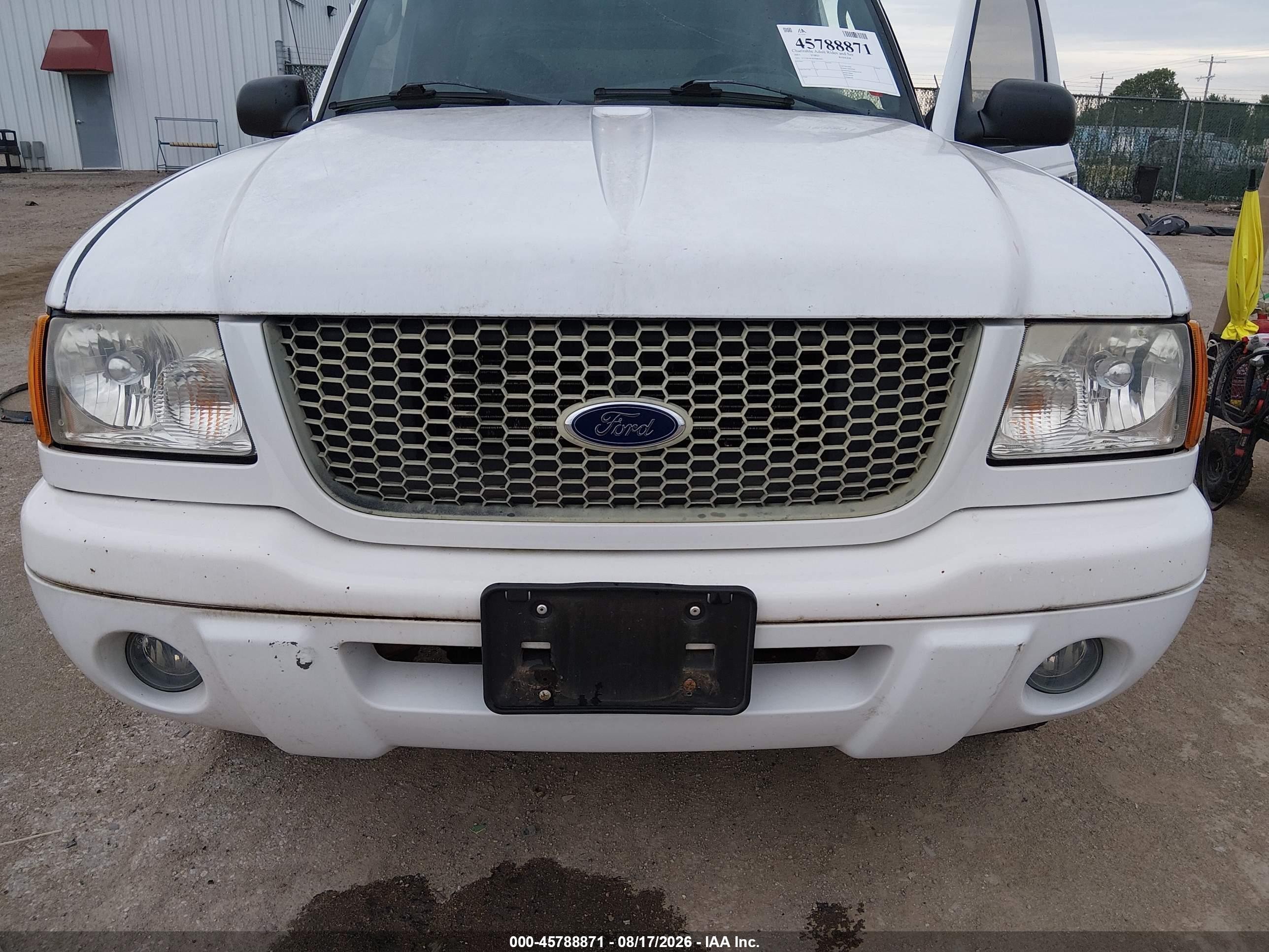 2003 Ford Ranger Edge/xl/xlt White vin: 1FTYR10U83PB84682