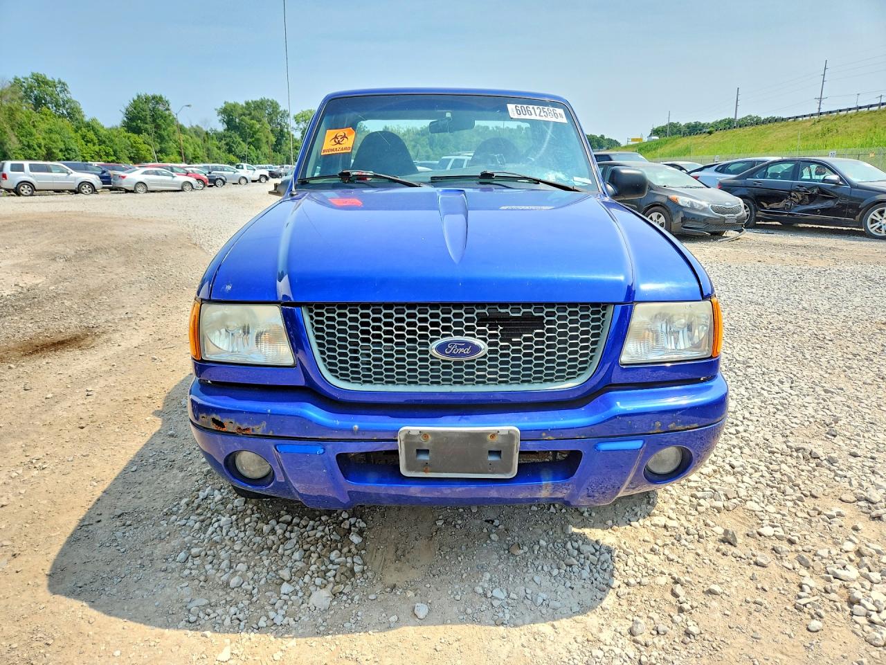 2003 Ford Ranger Raptor Blue vin: 1FTYR10U83TA41402