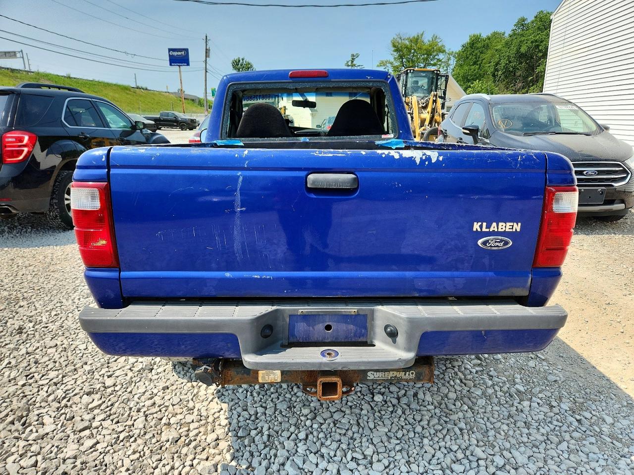 2003 Ford Ranger Raptor Blue vin: 1FTYR10U83TA41402