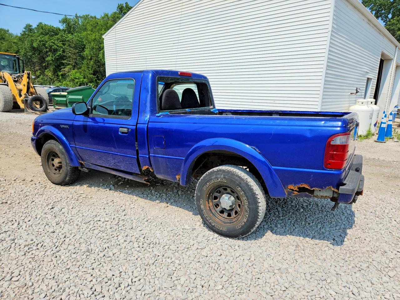 2003 Ford Ranger Raptor Blue vin: 1FTYR10U83TA41402