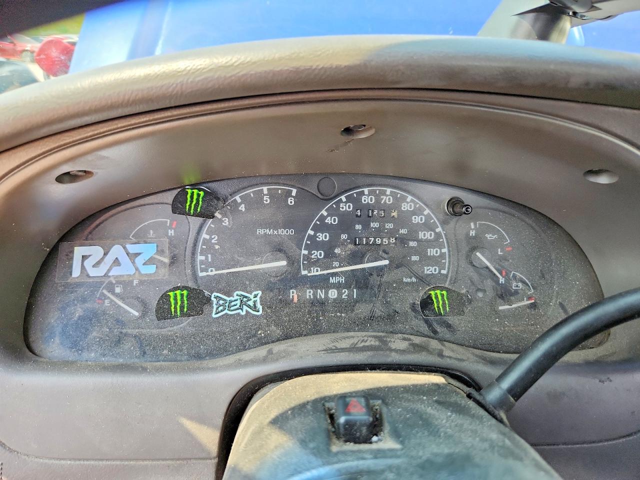 2003 Ford Ranger Raptor Blue vin: 1FTYR10U83TA41402