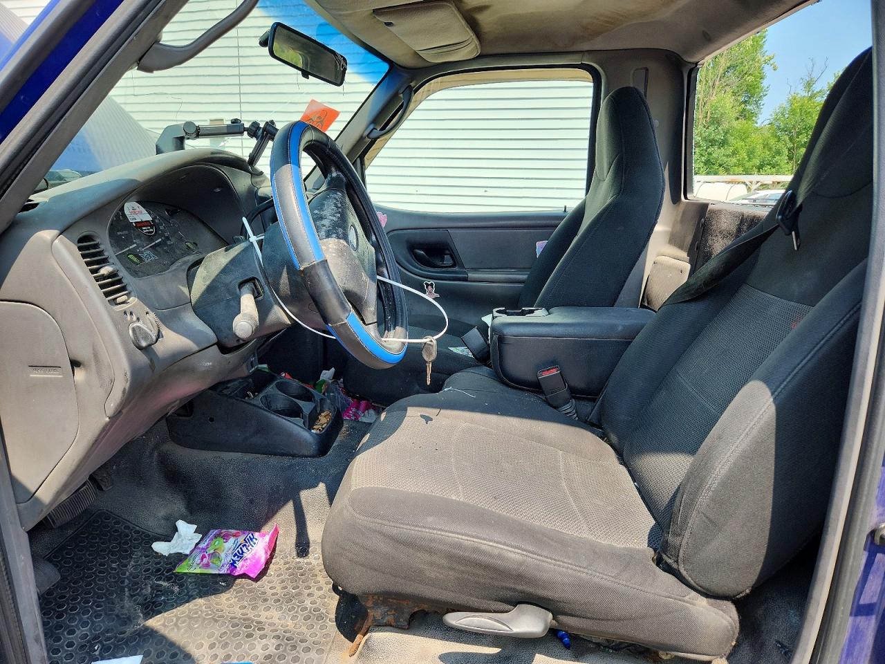 2003 Ford Ranger Raptor Blue vin: 1FTYR10U83TA41402