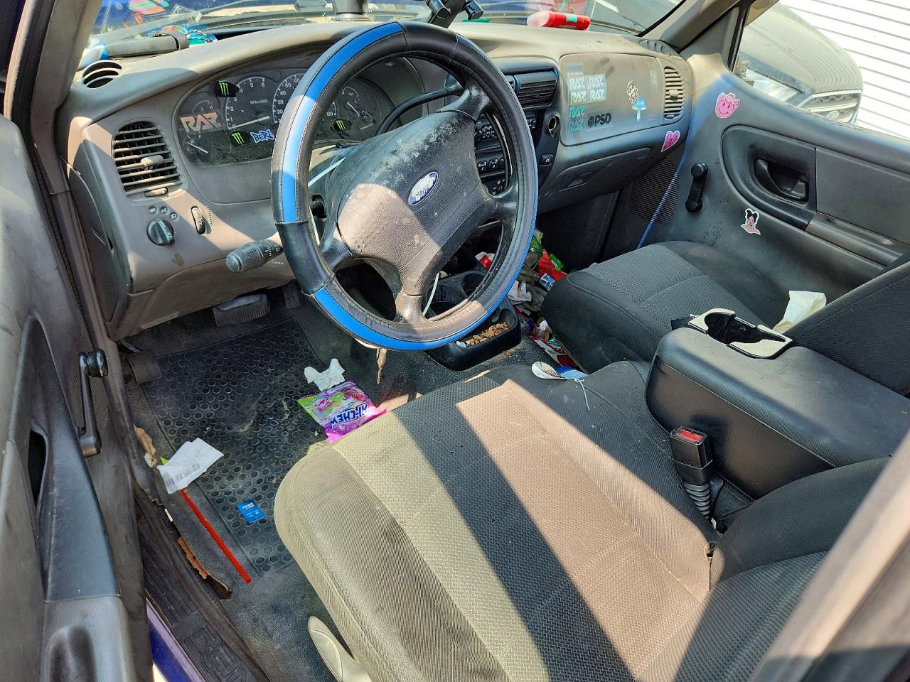 2003 Ford Ranger Raptor Blue vin: 1FTYR10U83TA41402