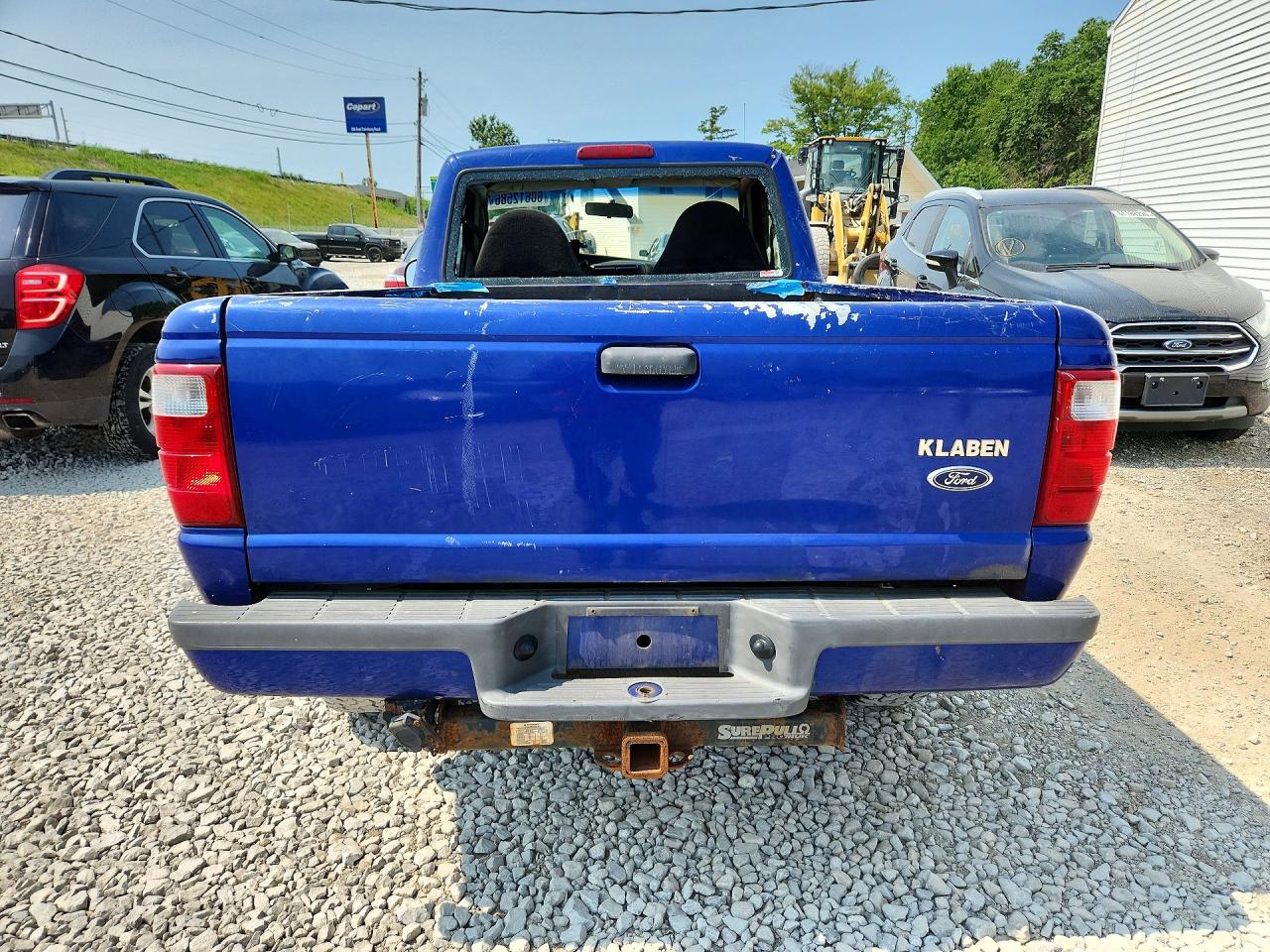 2003 Ford Ranger Raptor Blue vin: 1FTYR10U83TA41402