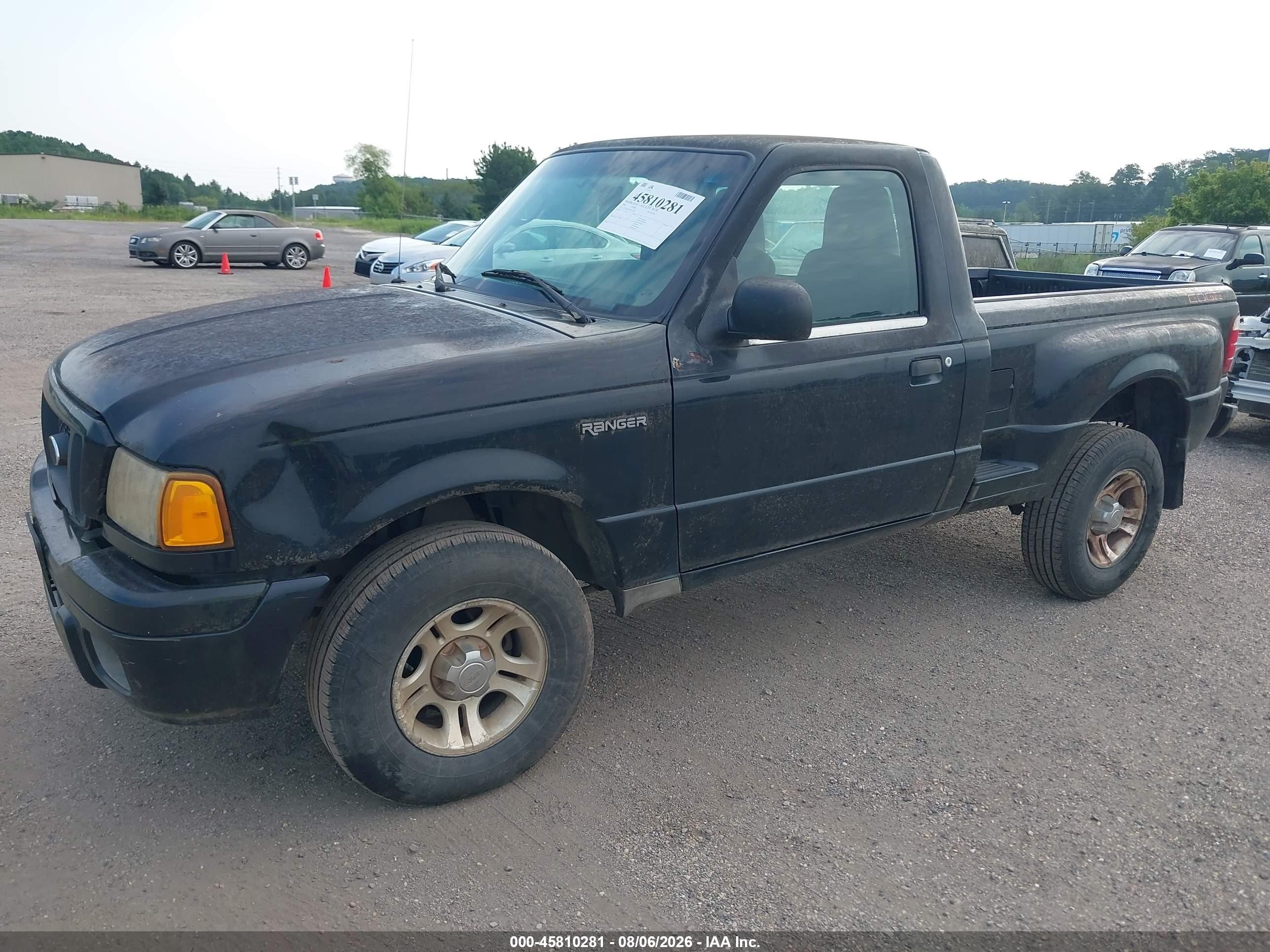 2004 Ford Ranger Edge/xl/xlt Black vin: 1FTYR10U84PA21368