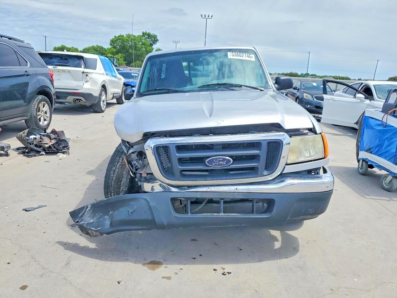 2004 Ford Ranger Silver vin: 1FTYR10U84PA24190