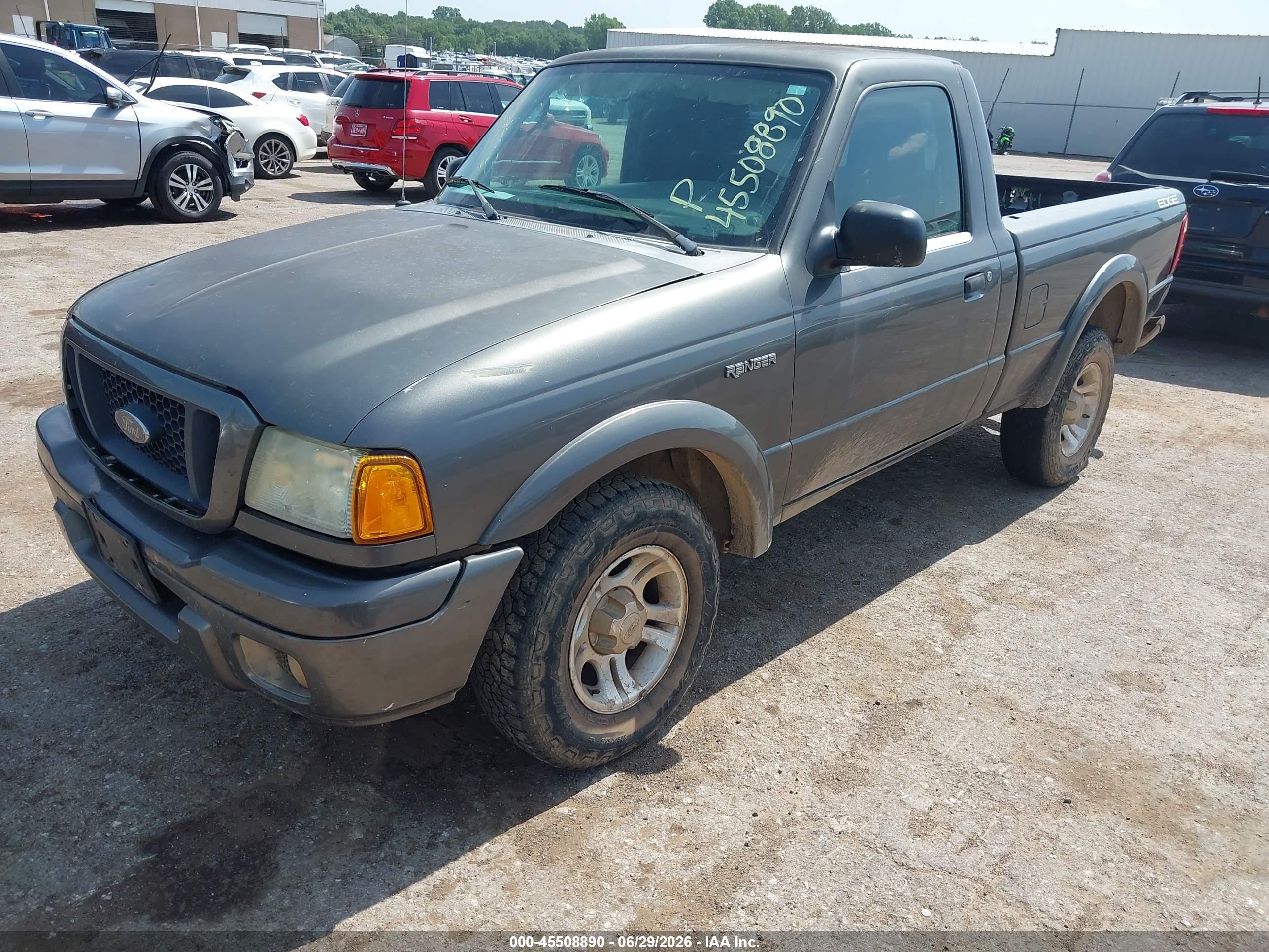 2004 Ford Ranger Edge/xl/xlt Gray vin: 1FTYR10U84PA70635