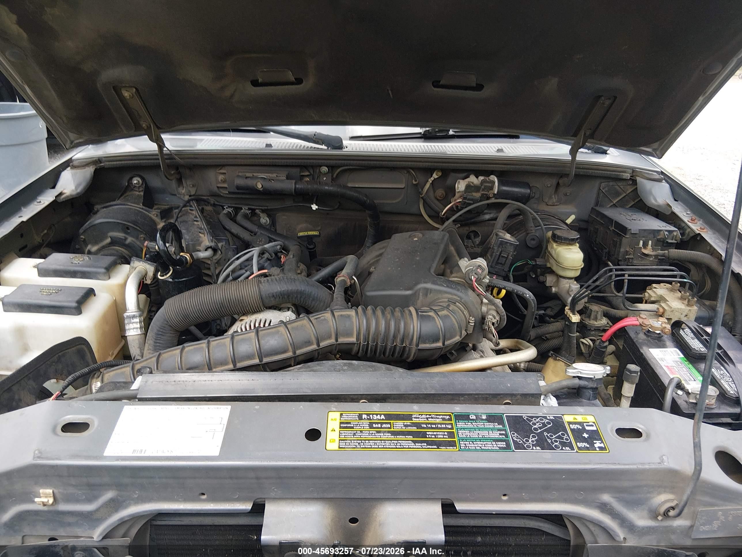 2004 Ford Ranger Edge/xl/xlt Gray vin: 1FTYR10U84PA76242