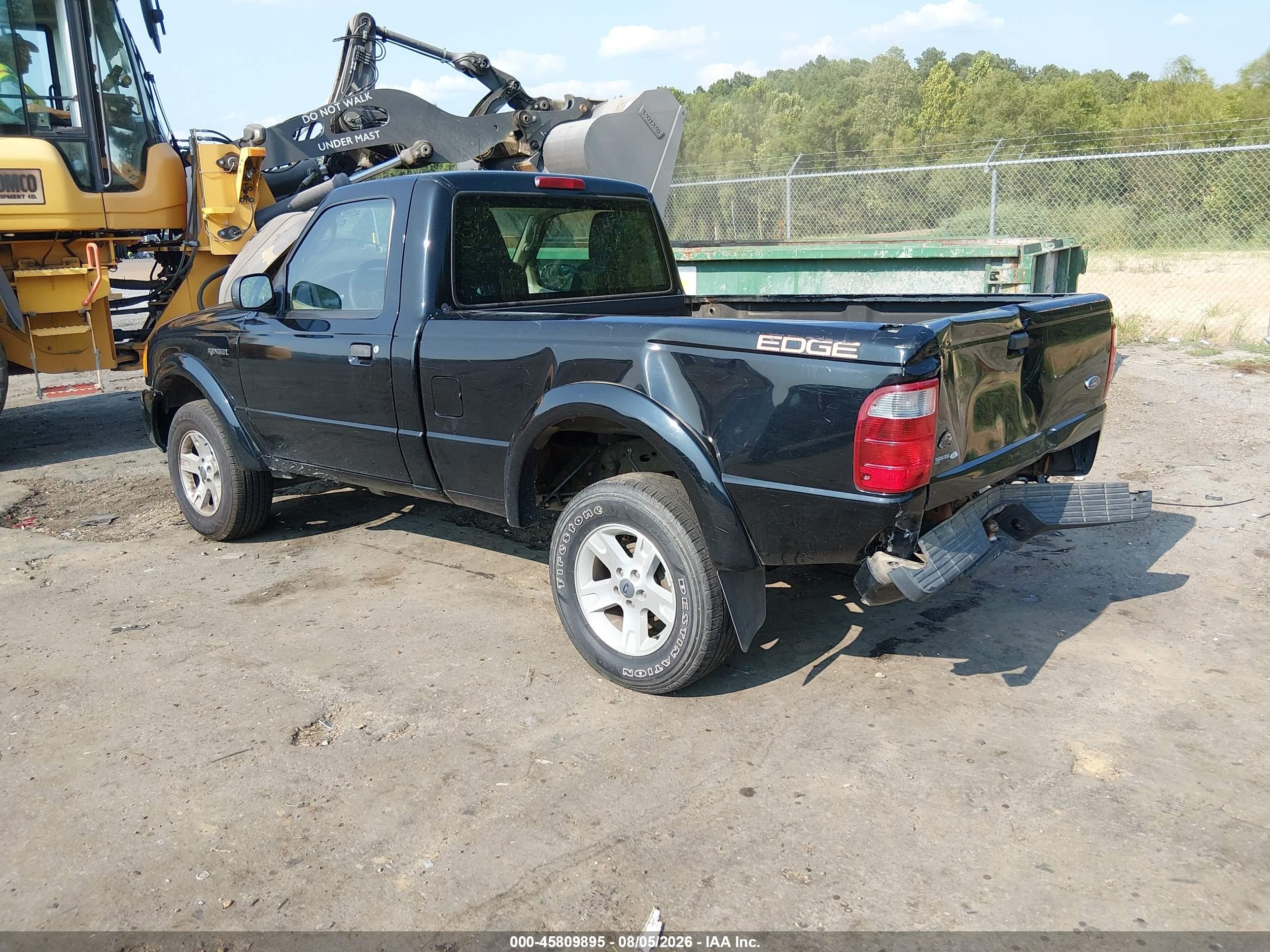 2005 Ford Ranger Edge/stx/xl/xls/xlt Черный vin: 1FTYR10U85PA39595