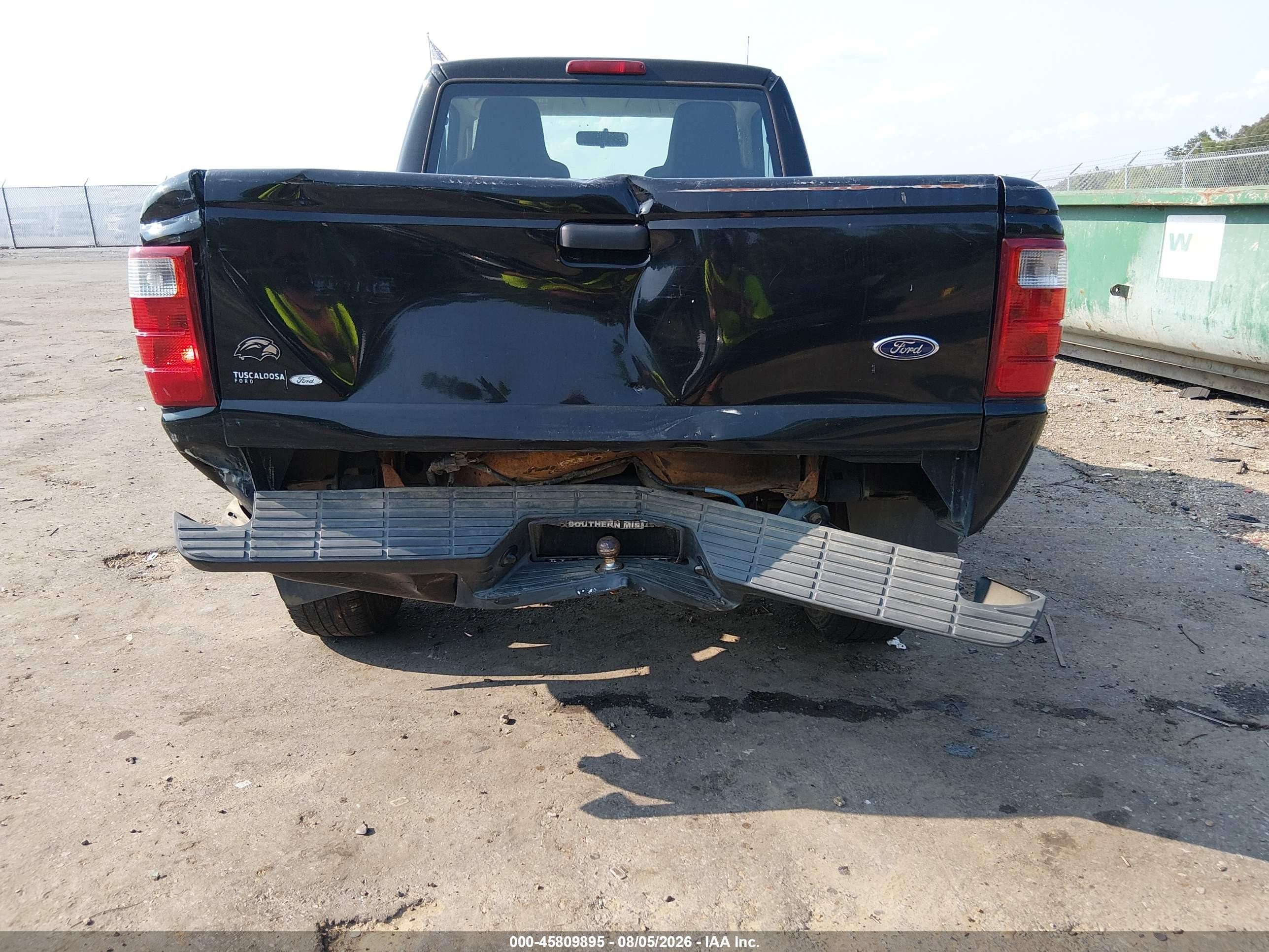 2005 Ford Ranger Edge/stx/xl/xls/xlt Черный vin: 1FTYR10U85PA39595