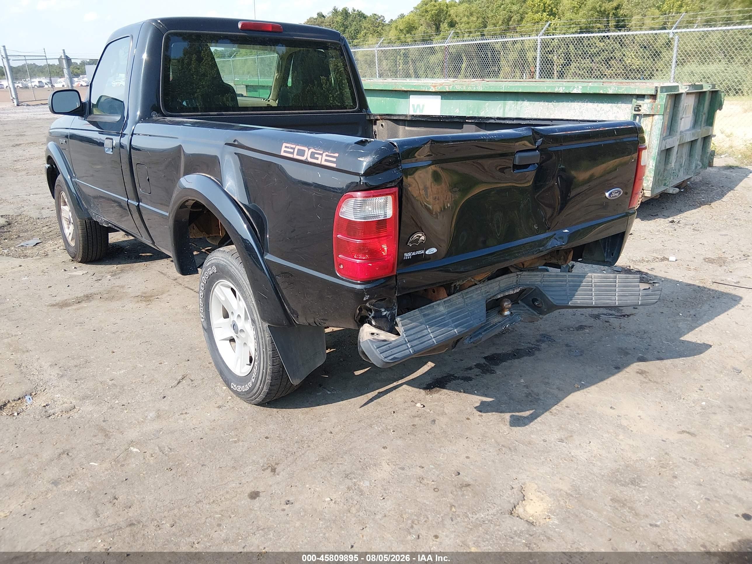 2005 Ford Ranger Edge/stx/xl/xls/xlt Черный vin: 1FTYR10U85PA39595