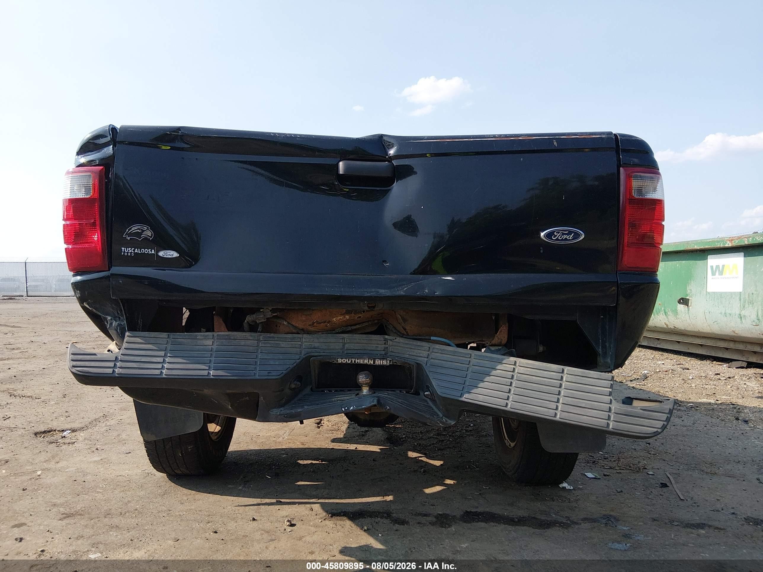 2005 Ford Ranger Edge/stx/xl/xls/xlt Черный vin: 1FTYR10U85PA39595