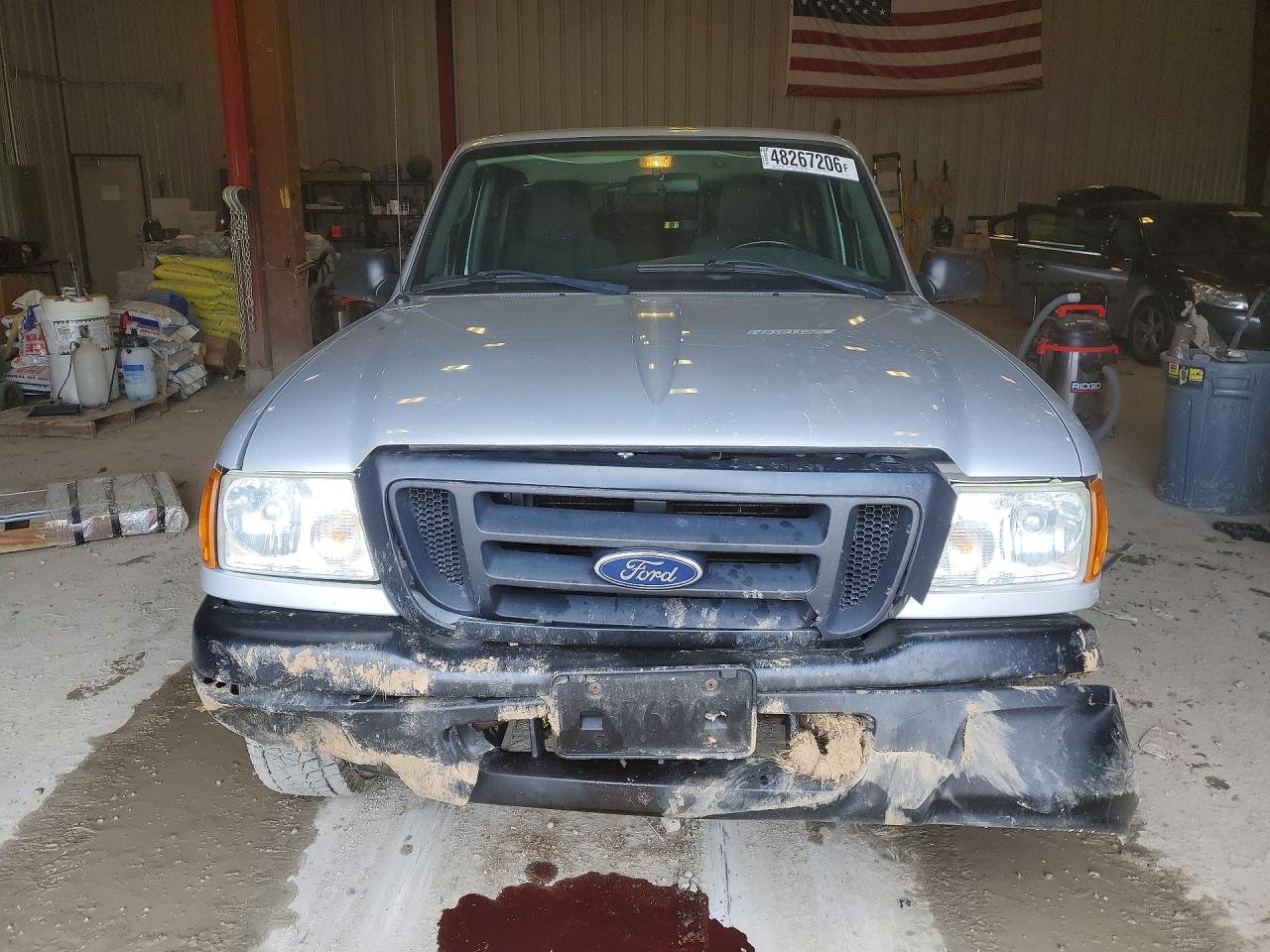 2005 Ford Ranger Silver vin: 1FTYR10U85PA78753