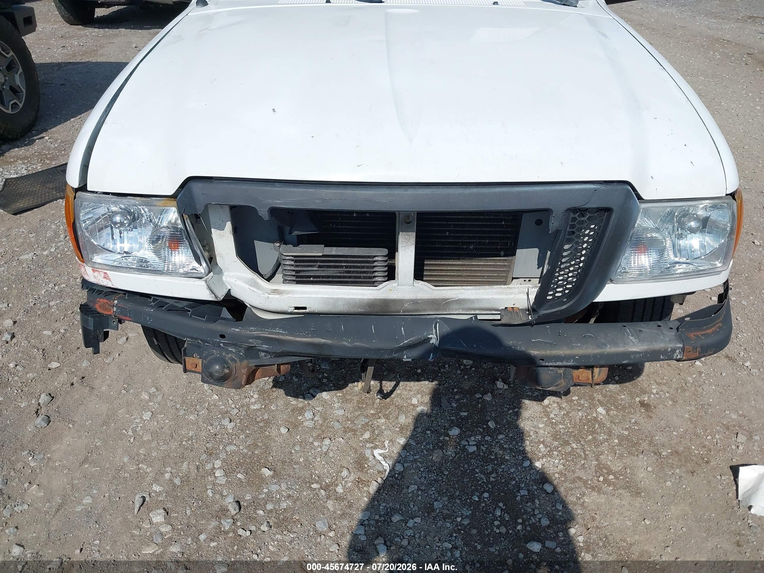 2006 Ford Ranger Sport/stx/xl/xlt White vin: 1FTYR10U86PA34253