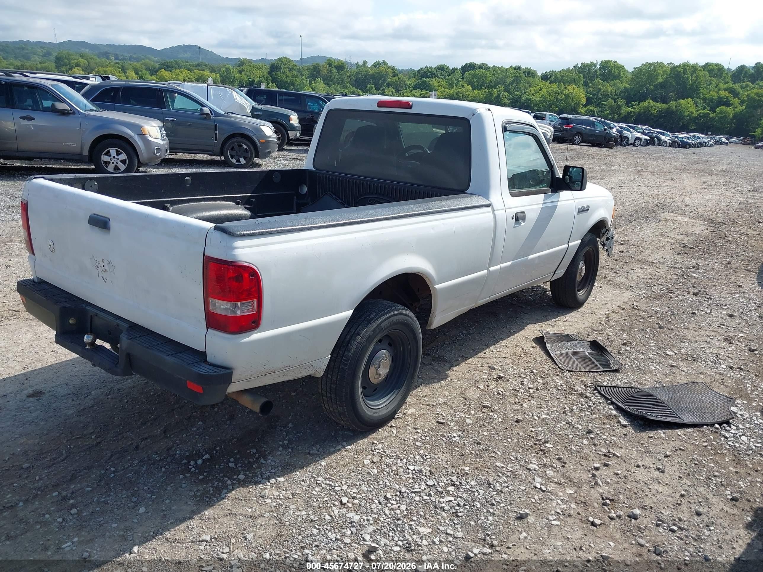 2006 Ford Ranger Sport/stx/xl/xlt White vin: 1FTYR10U86PA34253