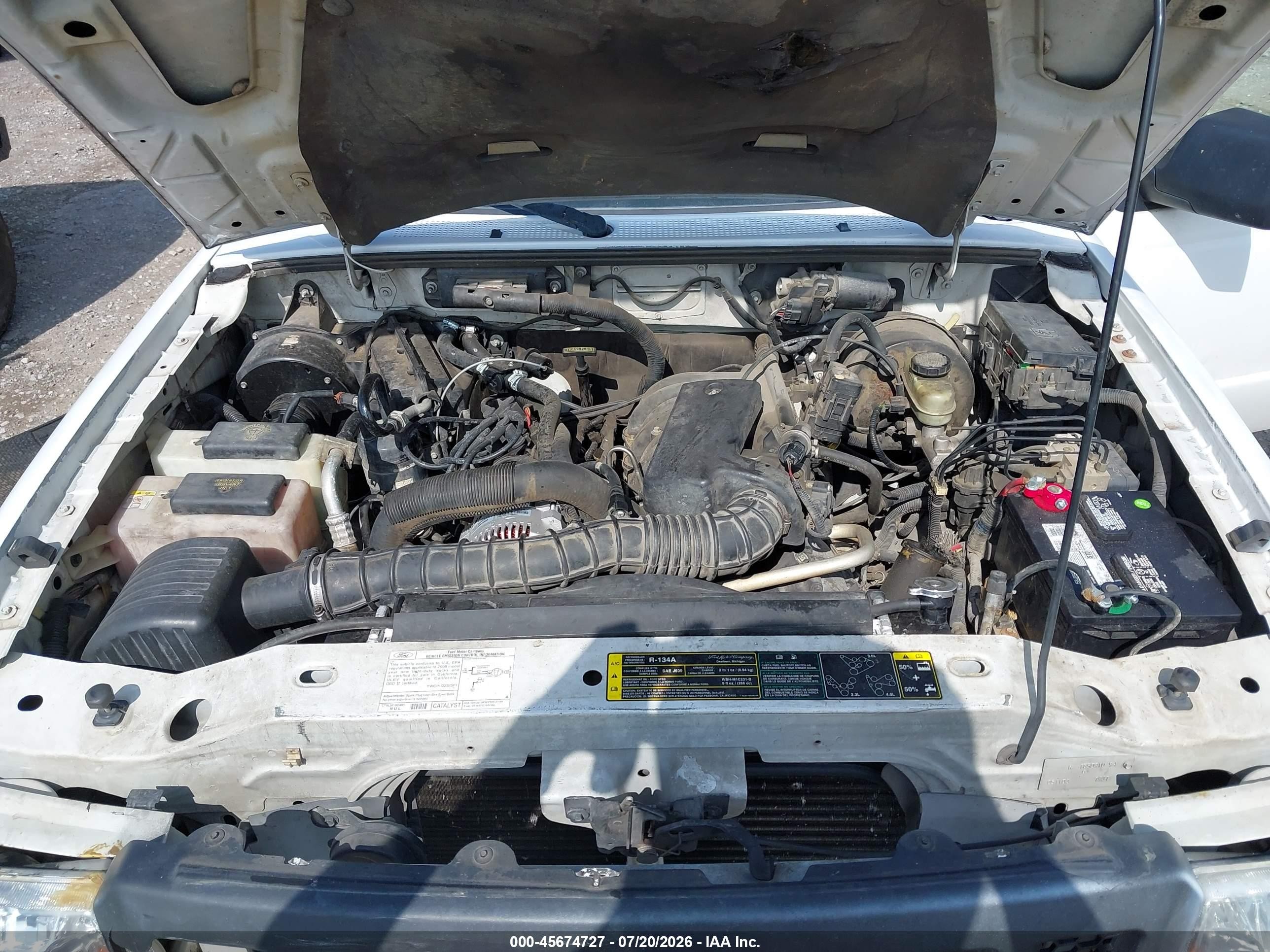 2006 Ford Ranger Sport/stx/xl/xlt White vin: 1FTYR10U86PA34253