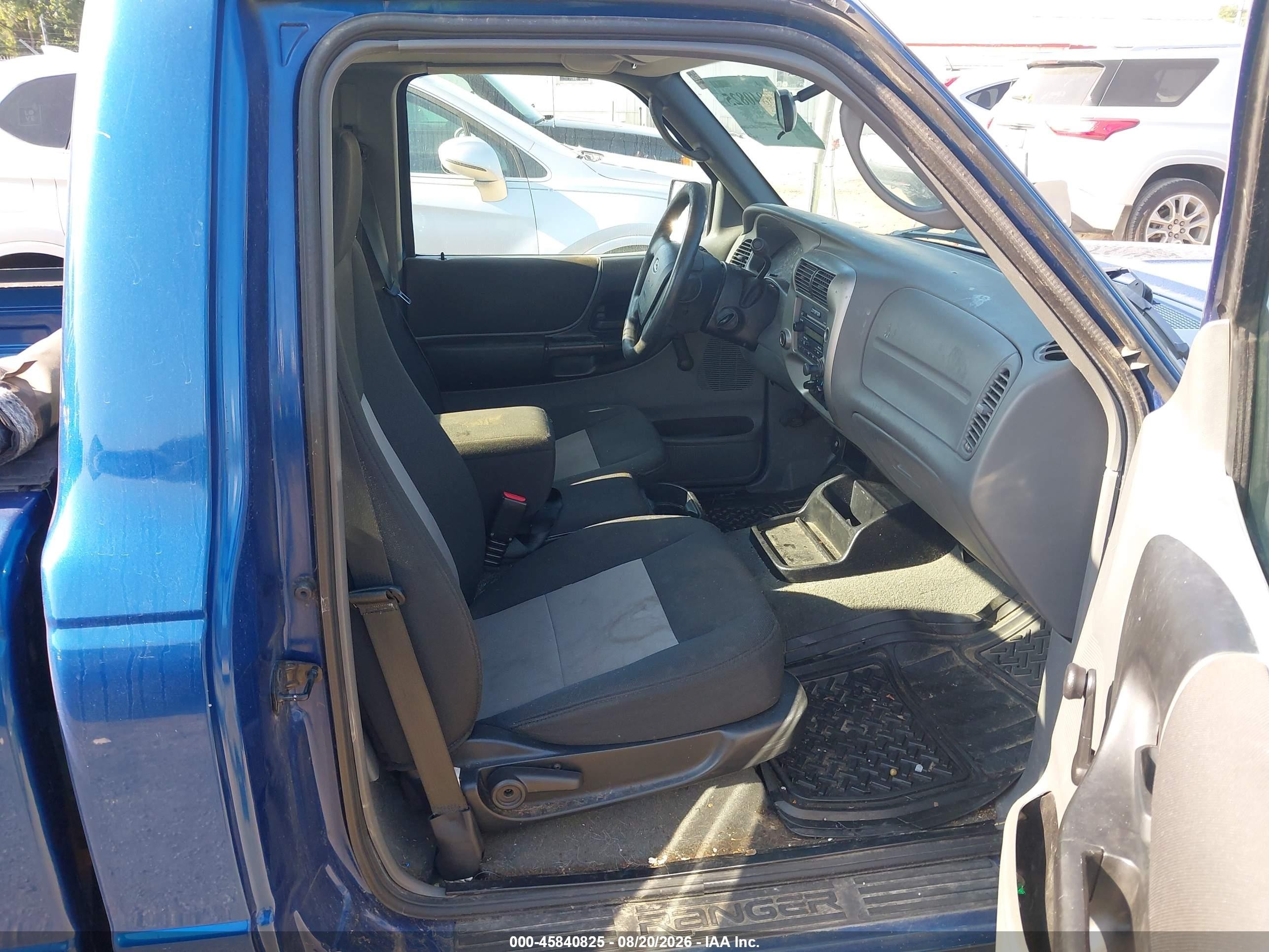 2007 Ford Ranger Sport/stx/xl/xlt Blue vin: 1FTYR10U87PA85379