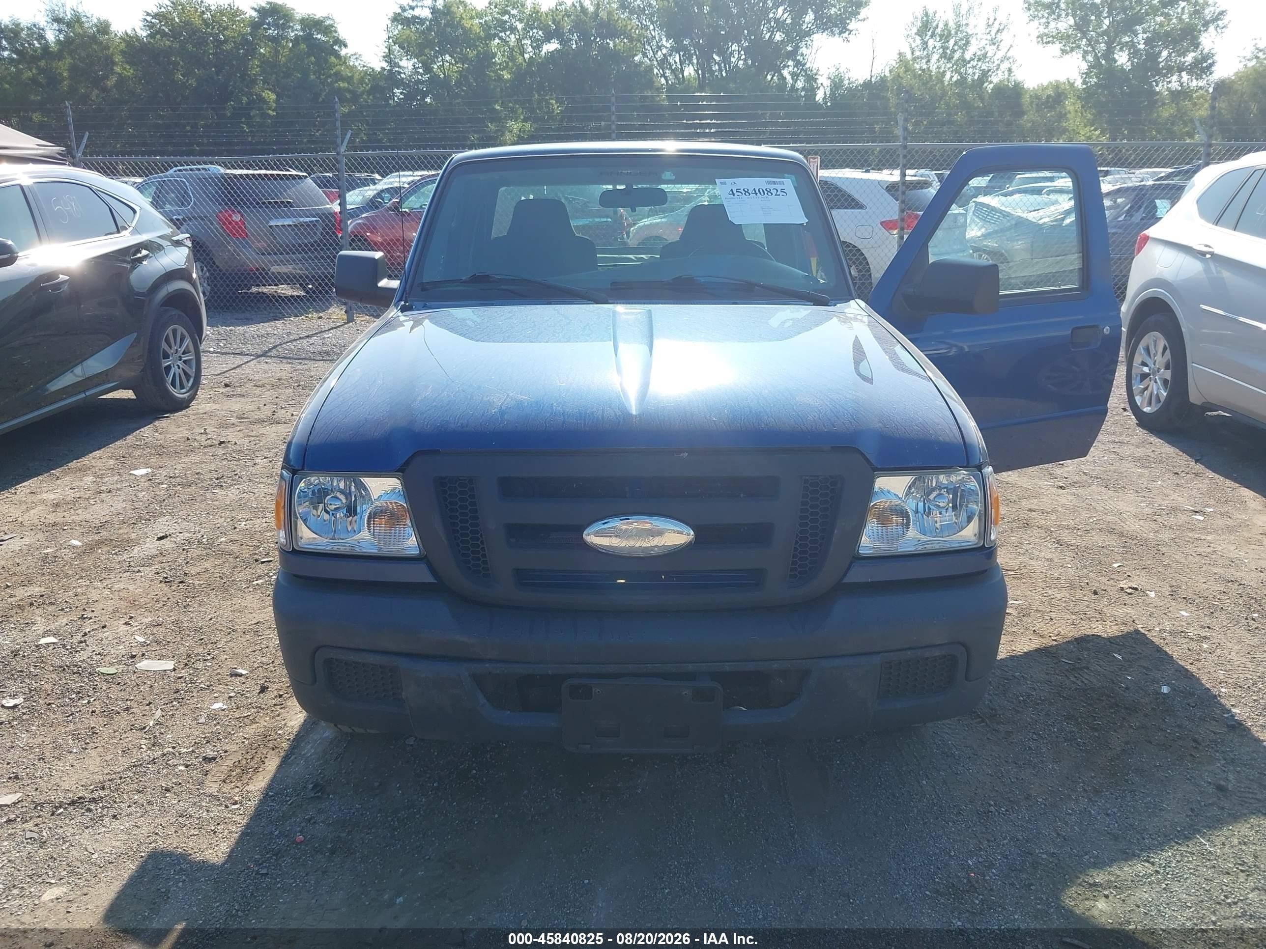 2007 Ford Ranger Sport/stx/xl/xlt Blue vin: 1FTYR10U87PA85379