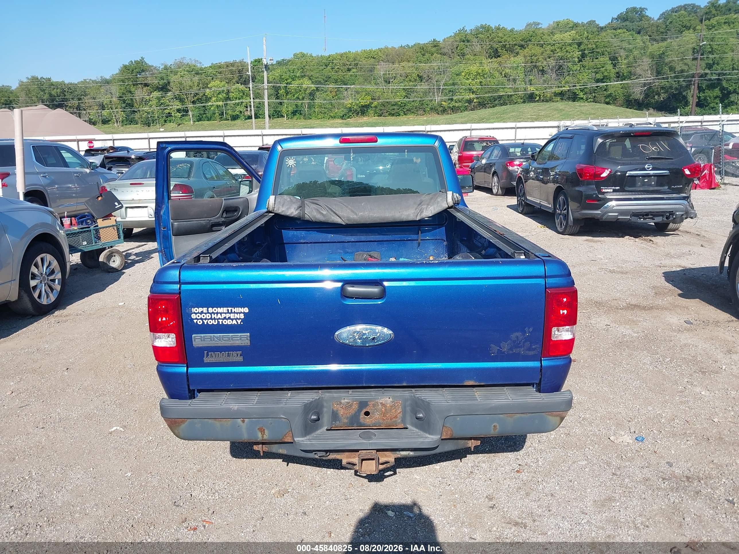 2007 Ford Ranger Sport/stx/xl/xlt Blue vin: 1FTYR10U87PA85379