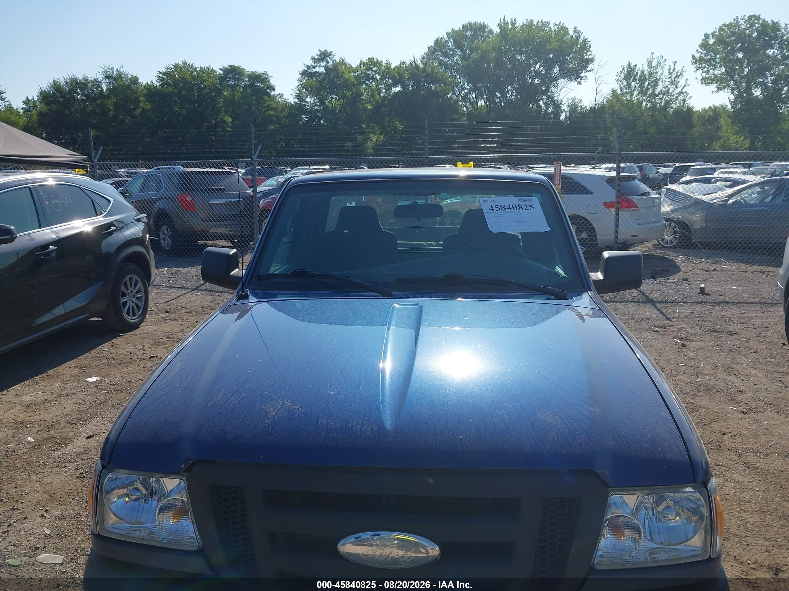 2007 Ford Ranger Sport/stx/xl/xlt Blue vin: 1FTYR10U87PA85379