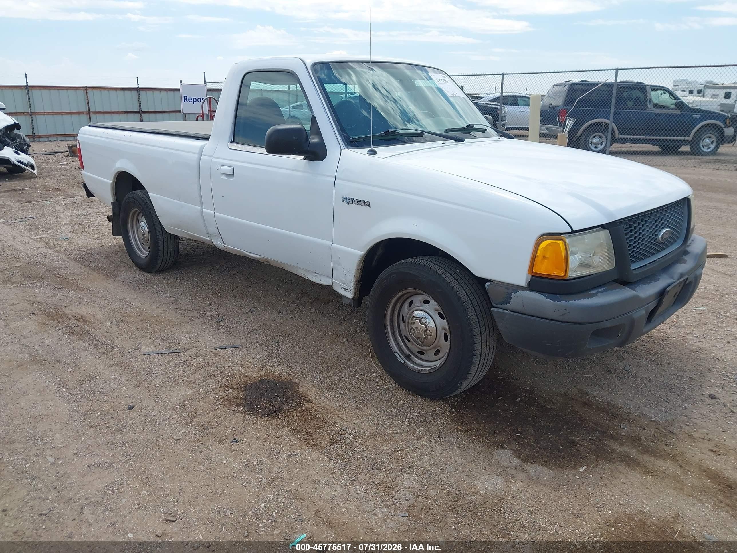 2001 Ford Ranger Edge/xl/xlt White vin: 1FTYR10U91PA97497