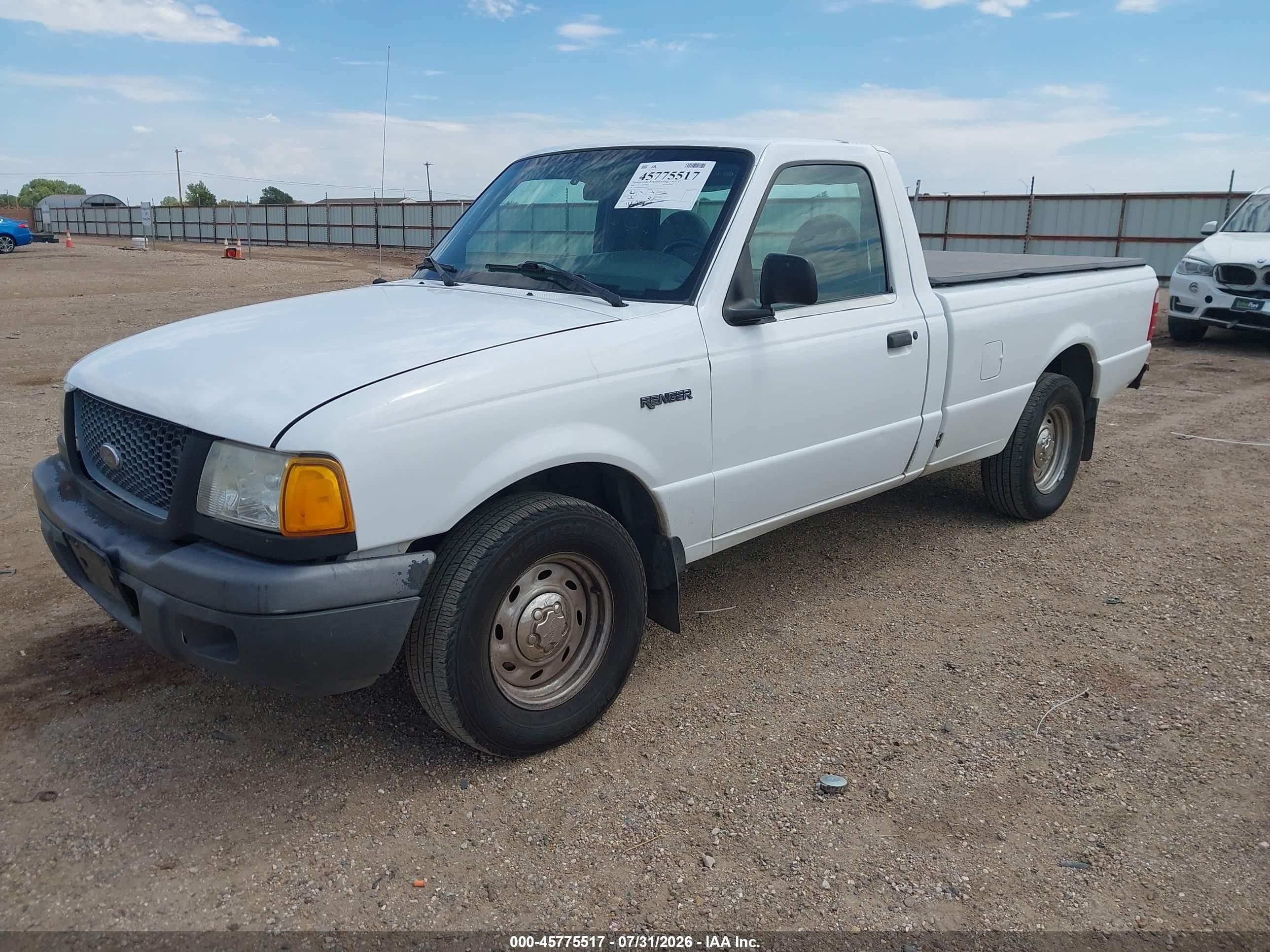 2001 Ford Ranger Edge/xl/xlt White vin: 1FTYR10U91PA97497