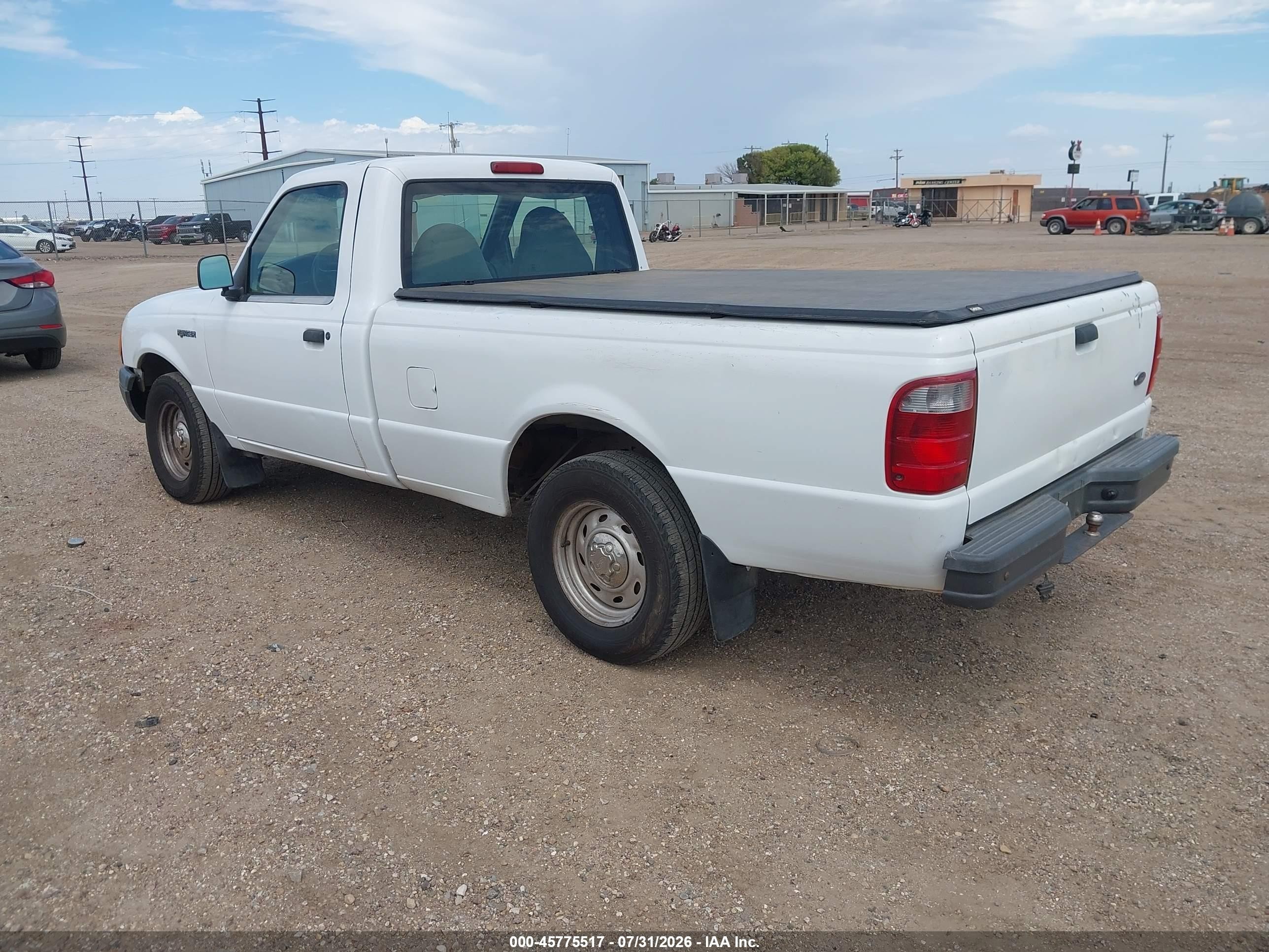 2001 Ford Ranger Edge/xl/xlt White vin: 1FTYR10U91PA97497