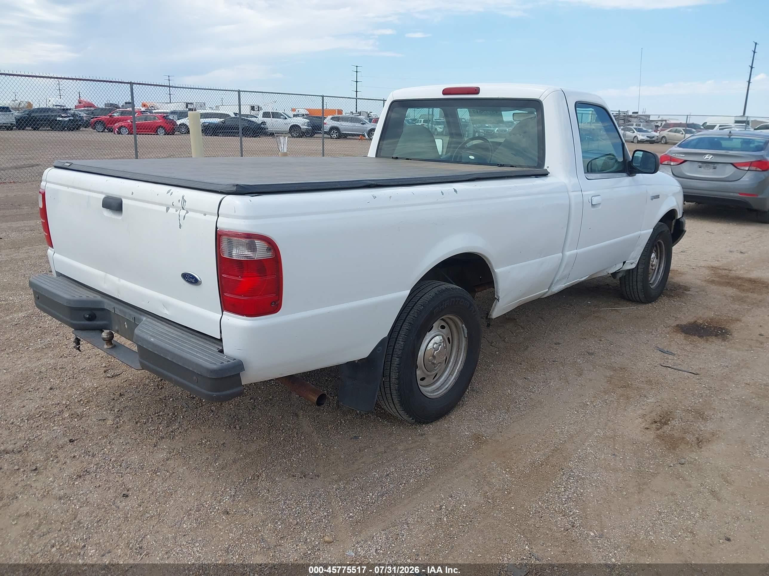 2001 Ford Ranger Edge/xl/xlt White vin: 1FTYR10U91PA97497