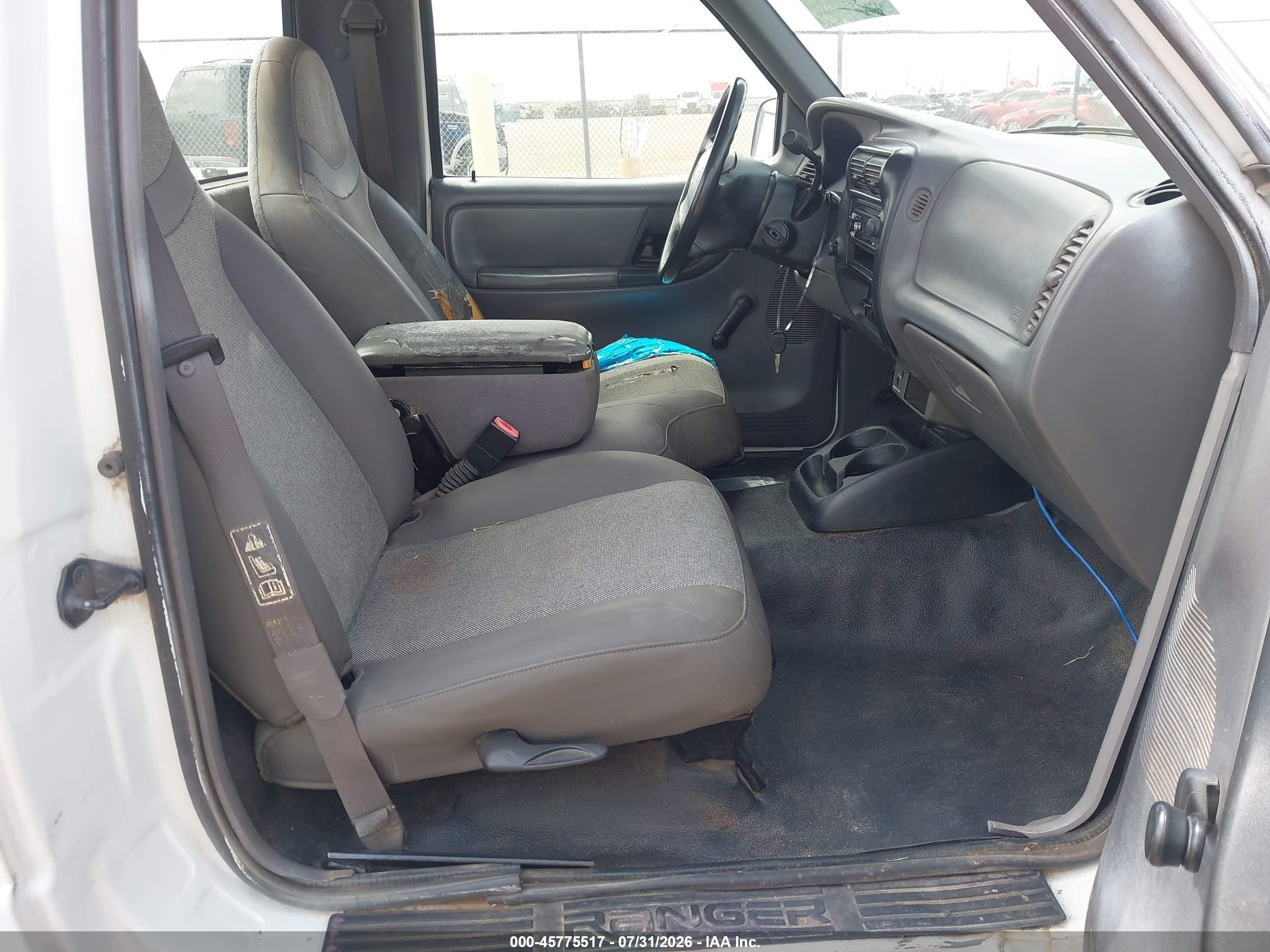 2001 Ford Ranger Edge/xl/xlt White vin: 1FTYR10U91PA97497