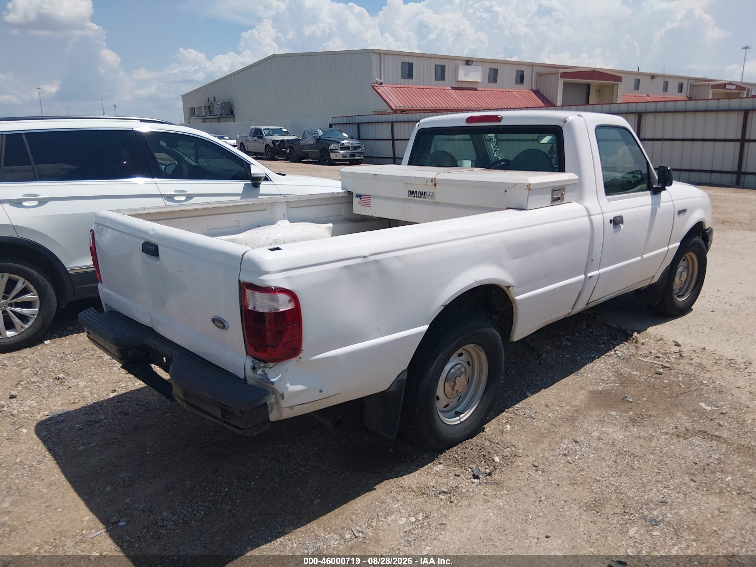 2001 Ford Ranger Edge/xl/xlt White vin: 1FTYR10U91TA72476