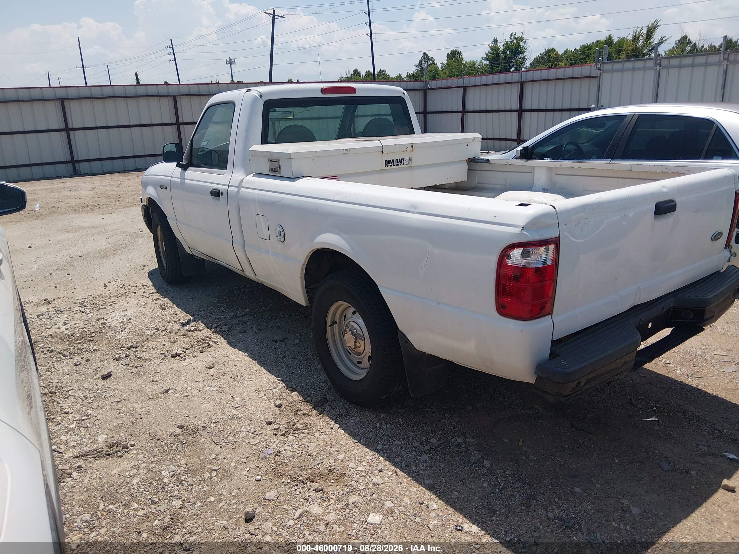 2001 Ford Ranger Edge/xl/xlt White vin: 1FTYR10U91TA72476