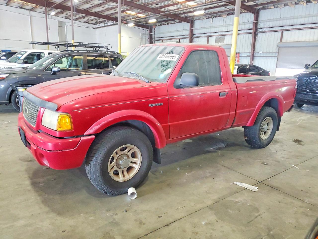 2002 Ford Ranger Red vin: 1FTYR10U92PA83746