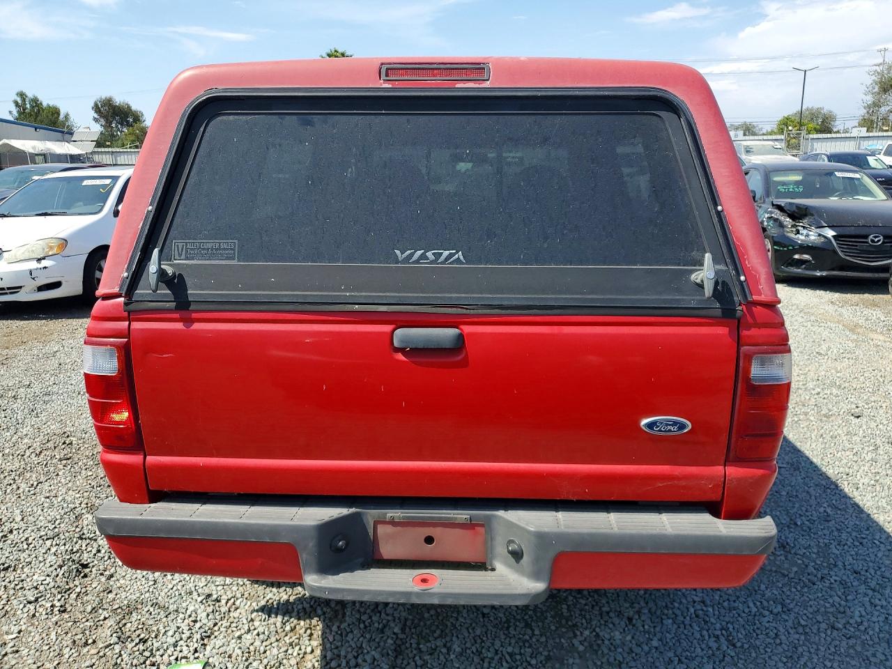 2002 Ford Ranger Red vin: 1FTYR10U92PB74760