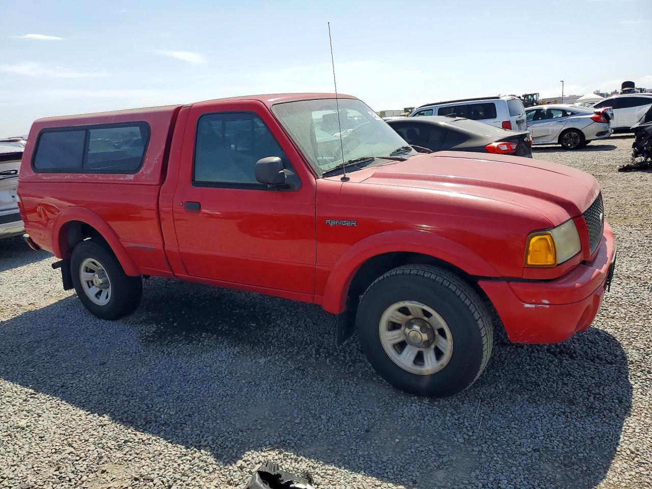 2002 Ford Ranger Red vin: 1FTYR10U92PB74760