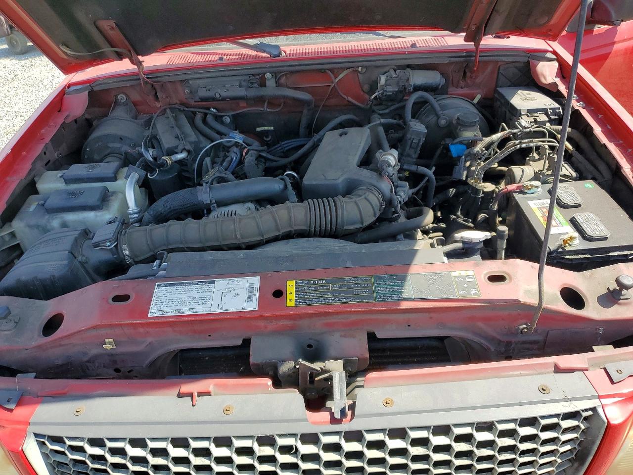 2002 Ford Ranger Red vin: 1FTYR10U92PB74760