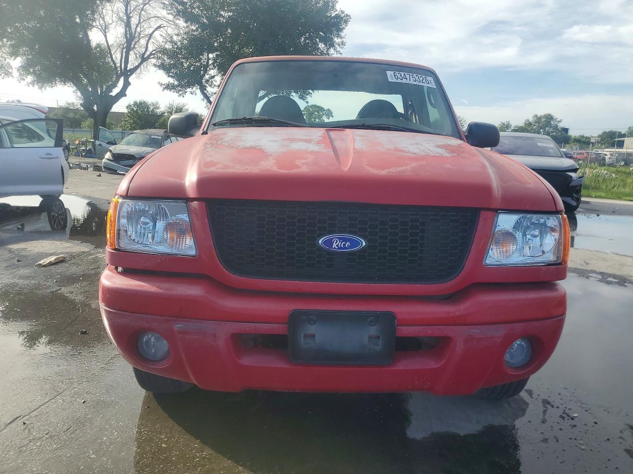 2003 Ford Ranger Red vin: 1FTYR10U93PB51917