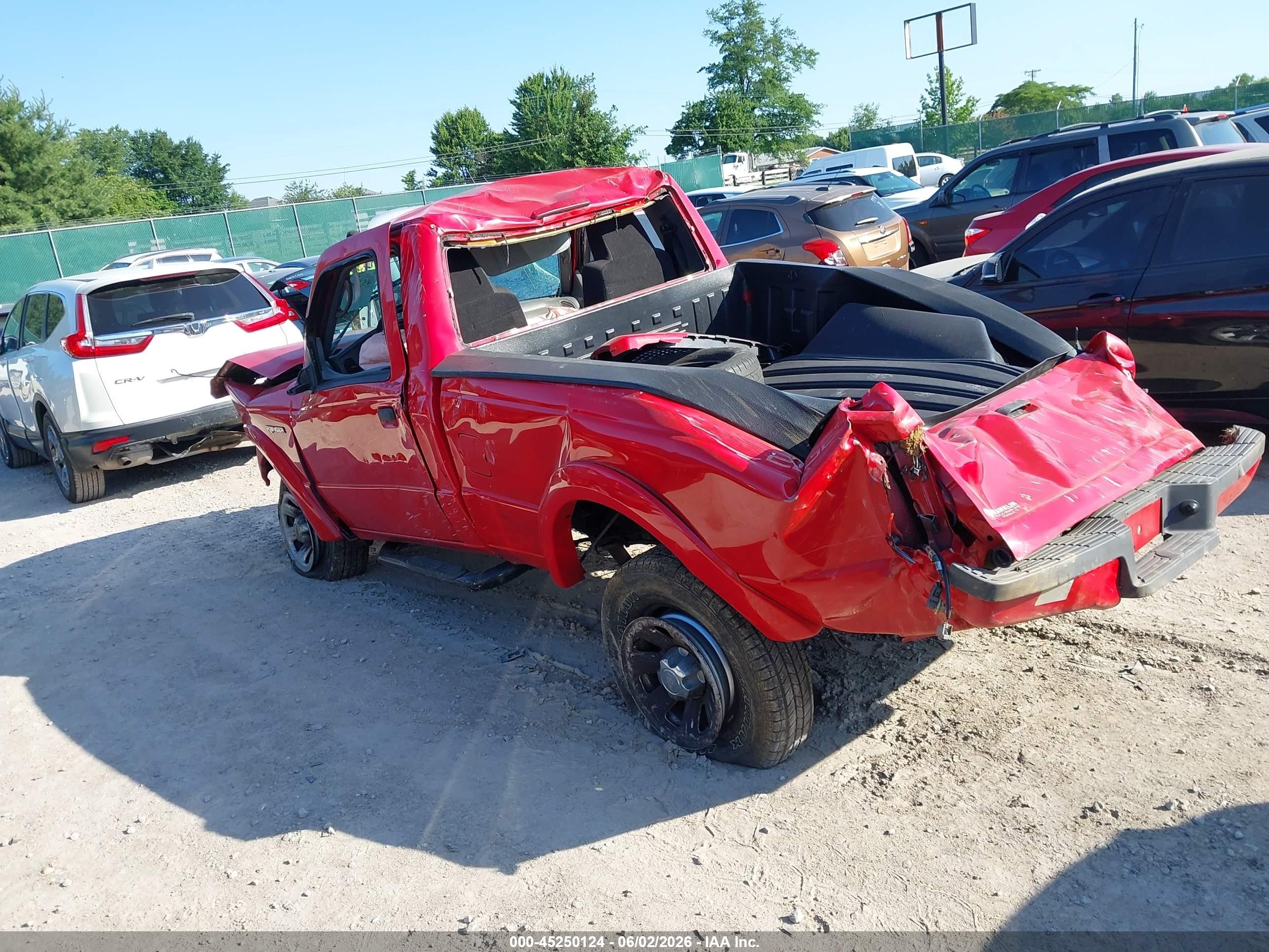 2004 Ford Ranger Edge/xl/xlt Red vin: 1FTYR10U94PB28784