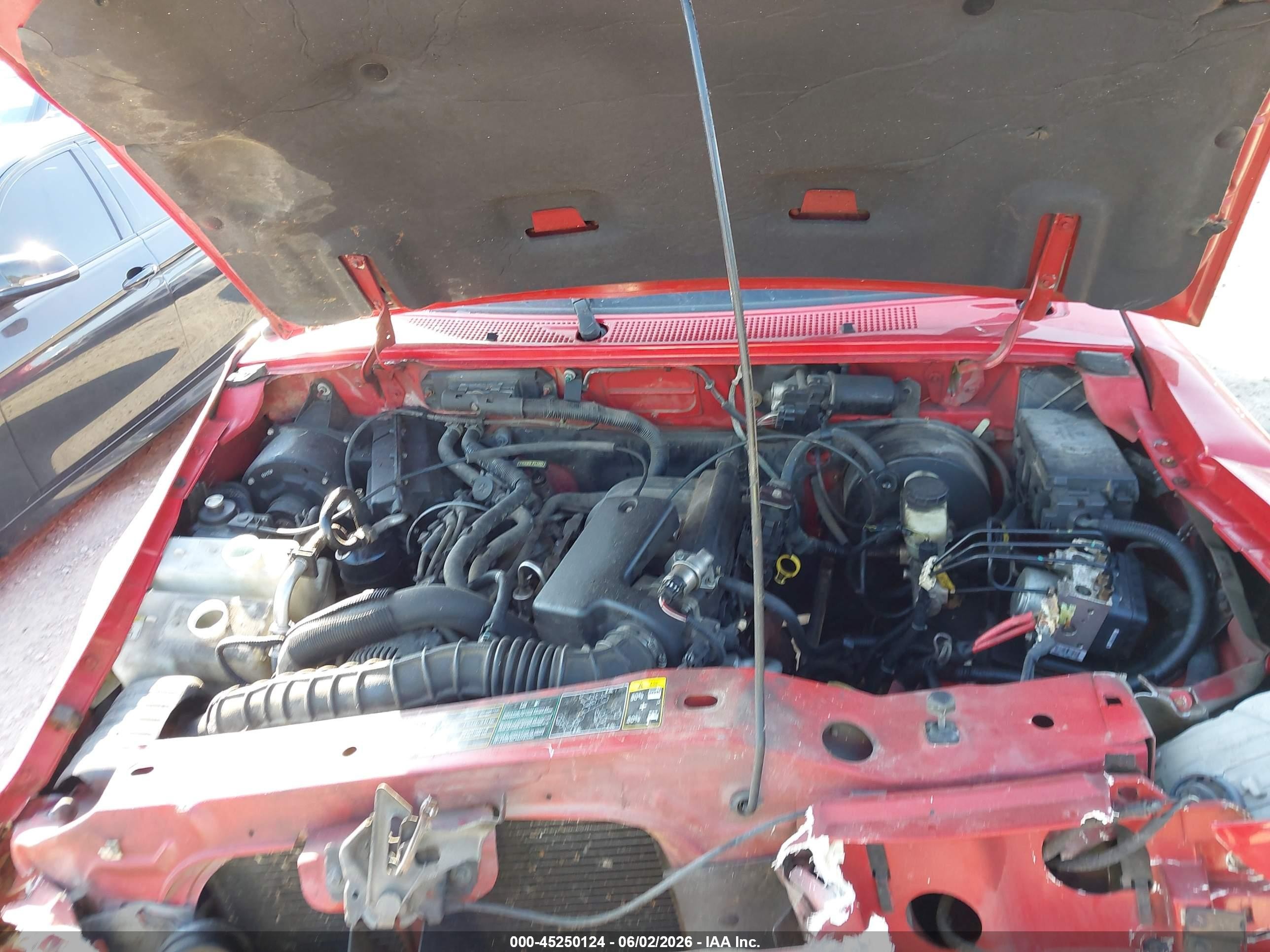 2004 Ford Ranger Edge/xl/xlt Red vin: 1FTYR10U94PB28784