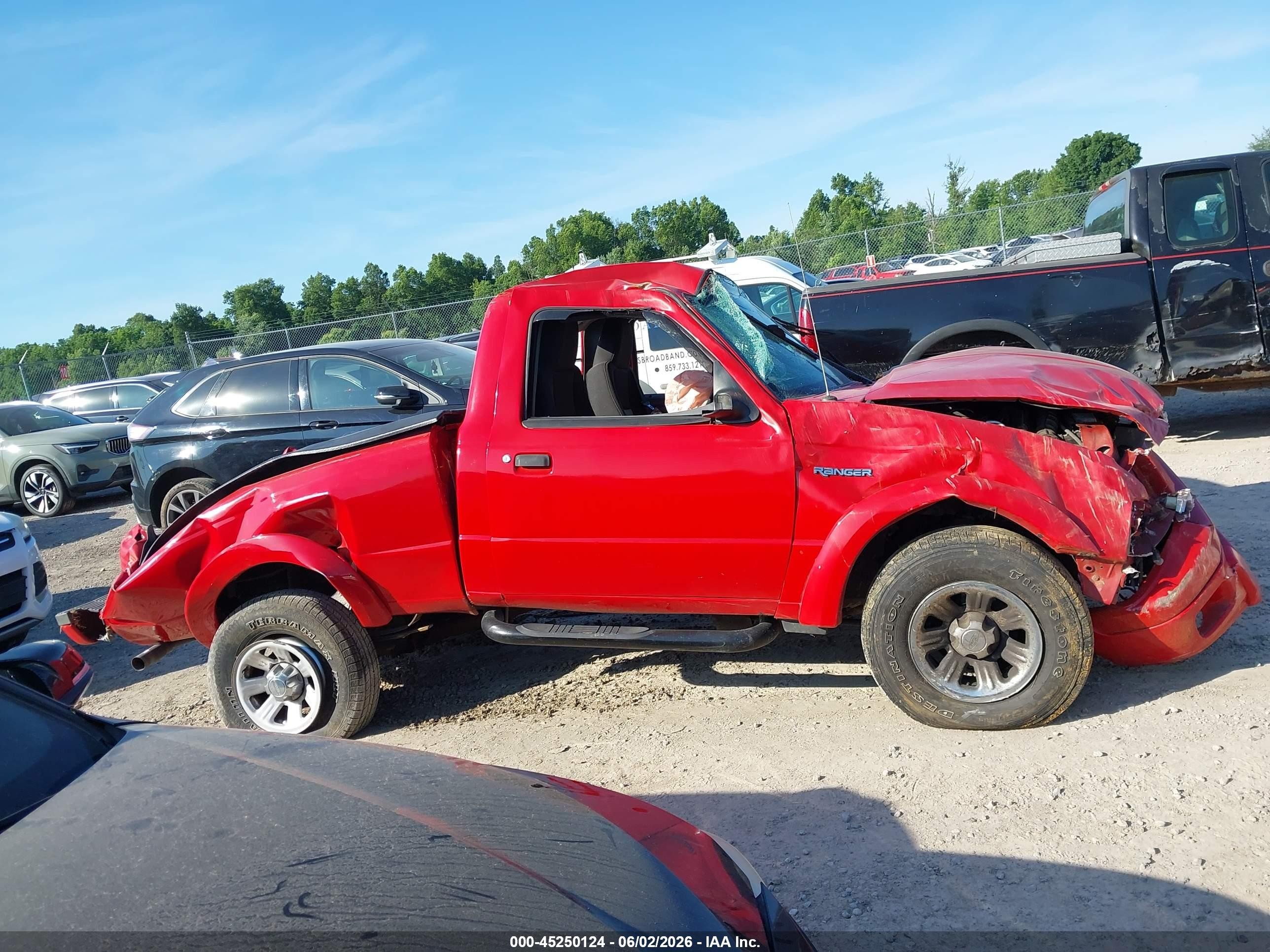 2004 Ford Ranger Edge/xl/xlt Red vin: 1FTYR10U94PB28784