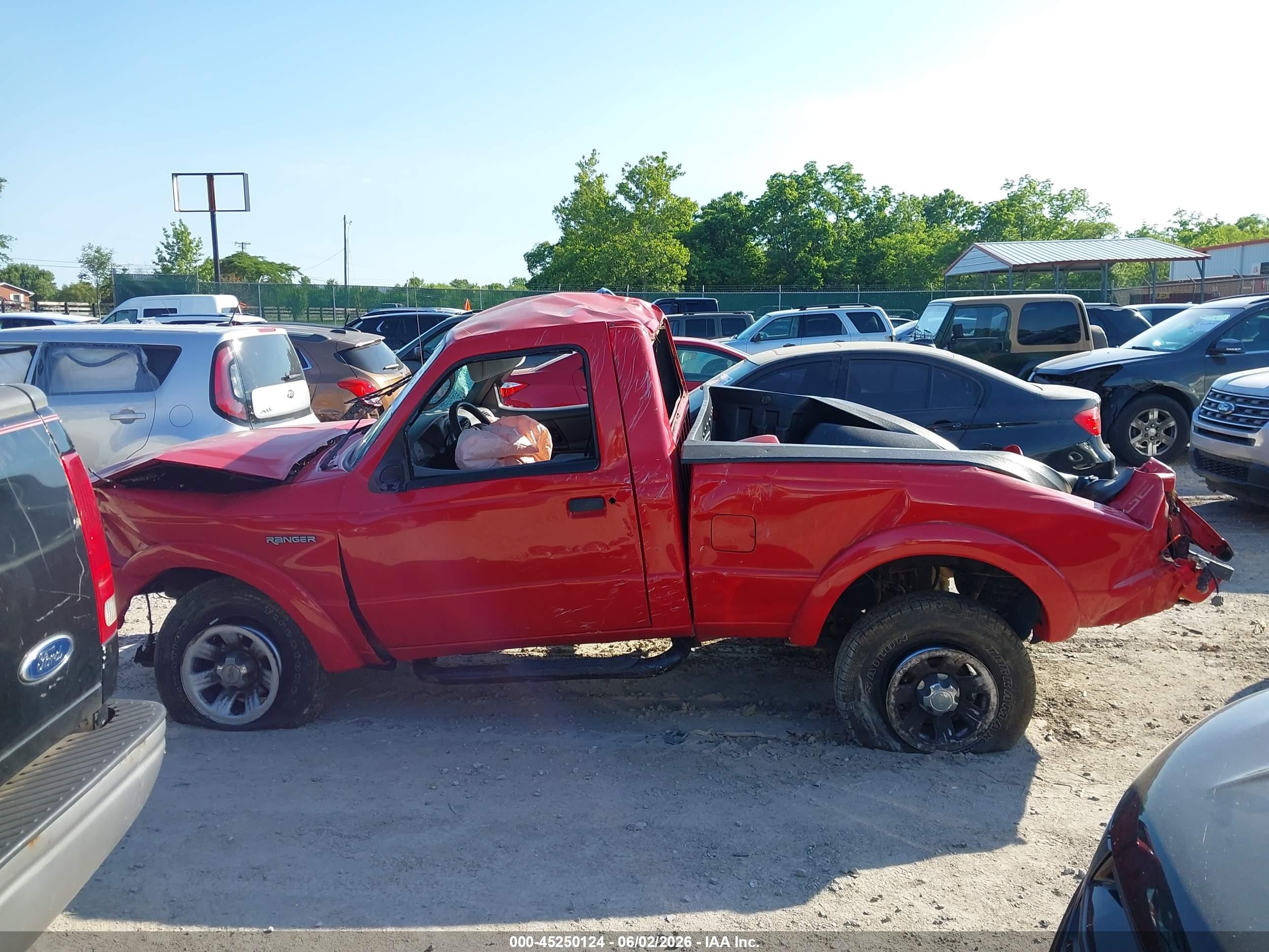 2004 Ford Ranger Edge/xl/xlt Red vin: 1FTYR10U94PB28784