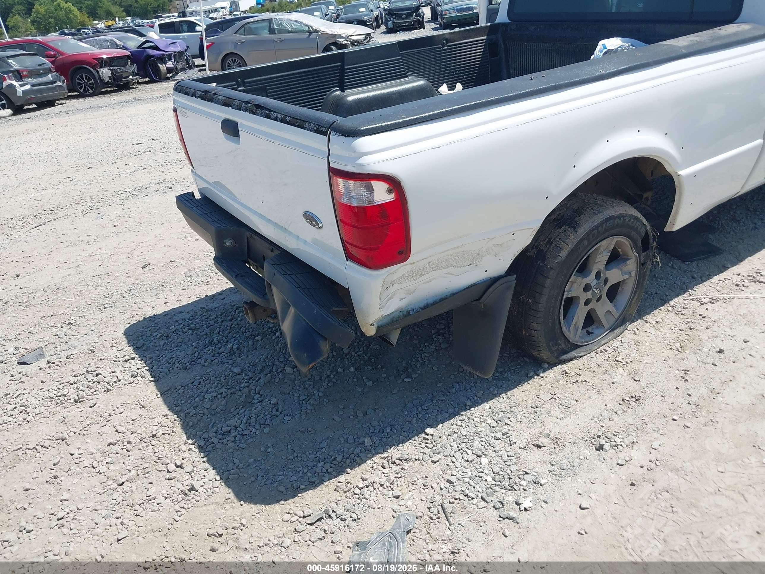 2005 Ford Ranger Edge/stx/xl/xls/xlt White vin: 1FTYR10U95PA18609