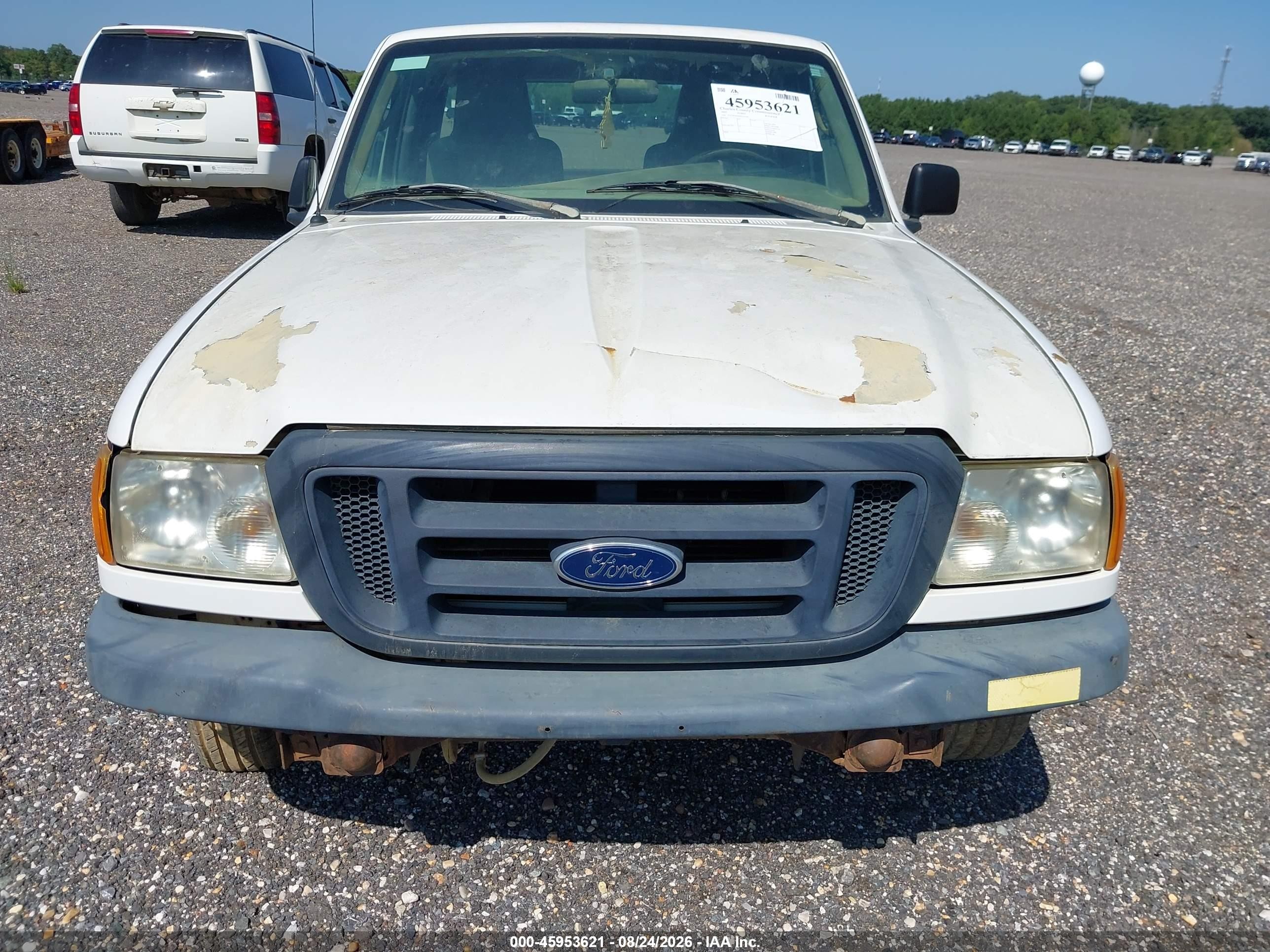 2005 Ford Ranger Edge/stx/xl/xls/xlt White vin: 1FTYR10U95PA51691
