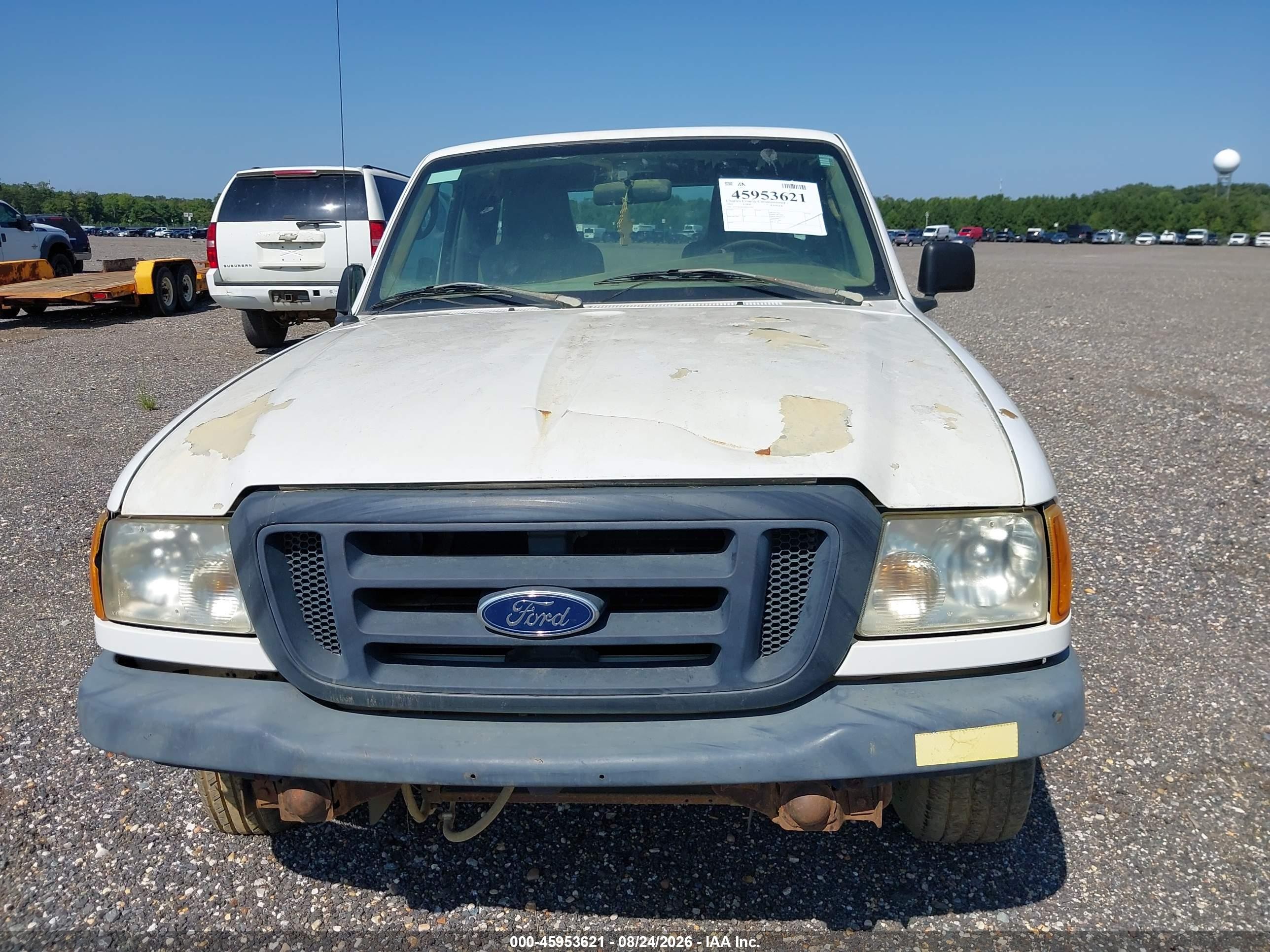 2005 Ford Ranger Edge/stx/xl/xls/xlt White vin: 1FTYR10U95PA51691