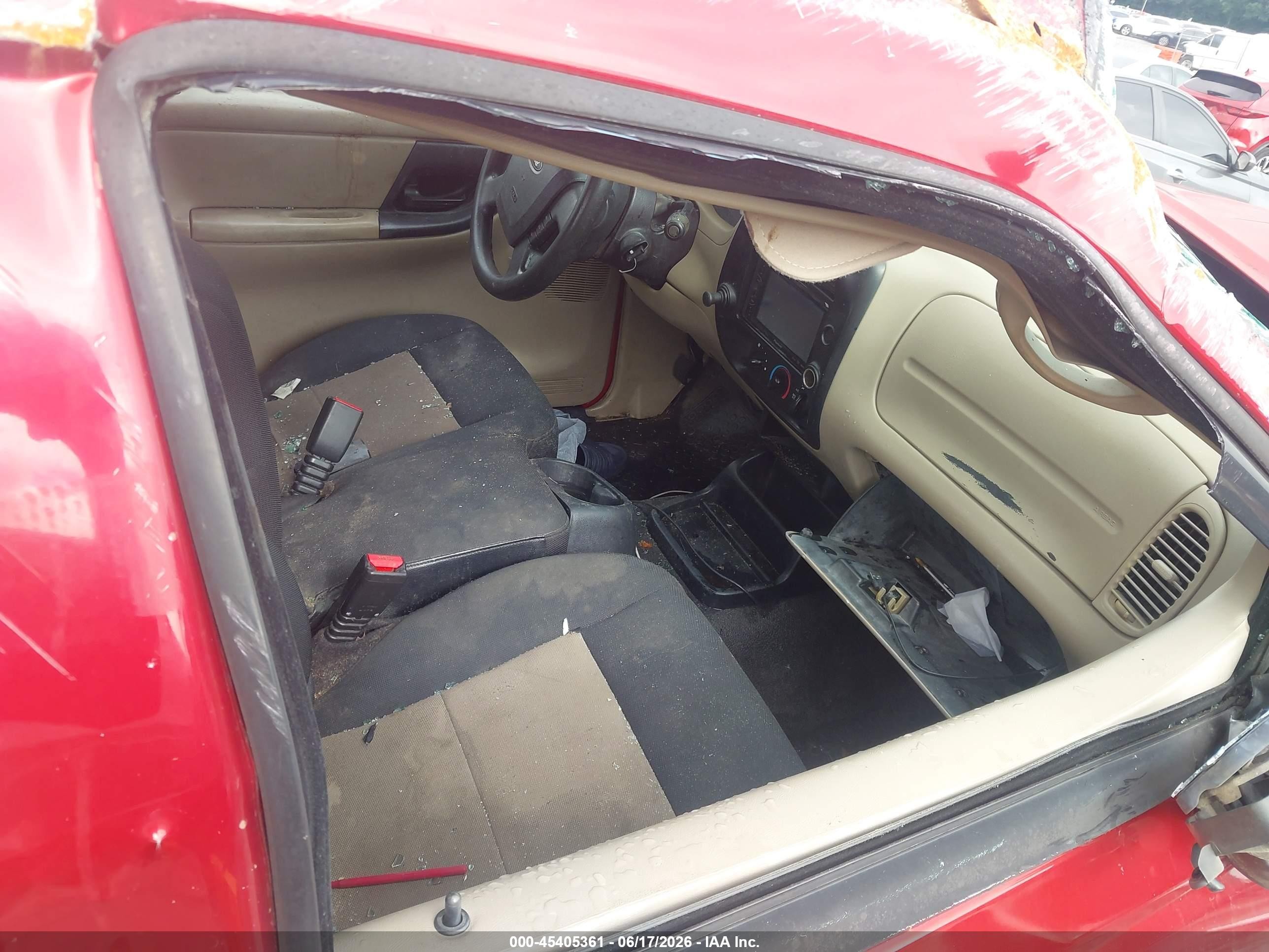 2007 Ford Ranger Sport/stx/xl/xlt Red vin: 1FTYR10U97PA11923